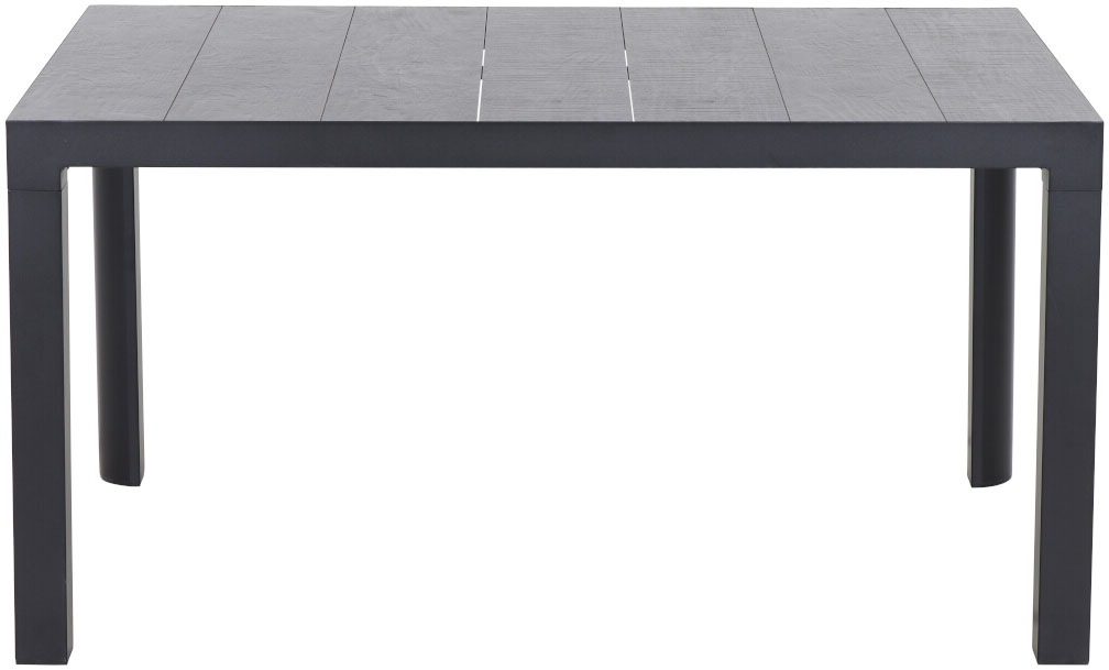 Siena Garden Gartentisch »SILVA Tisch 140x90cm matt anthrazit/wood-grey« Aluminiumgestell matt anthrazit, Tischplatte aus Keramik in wood grey