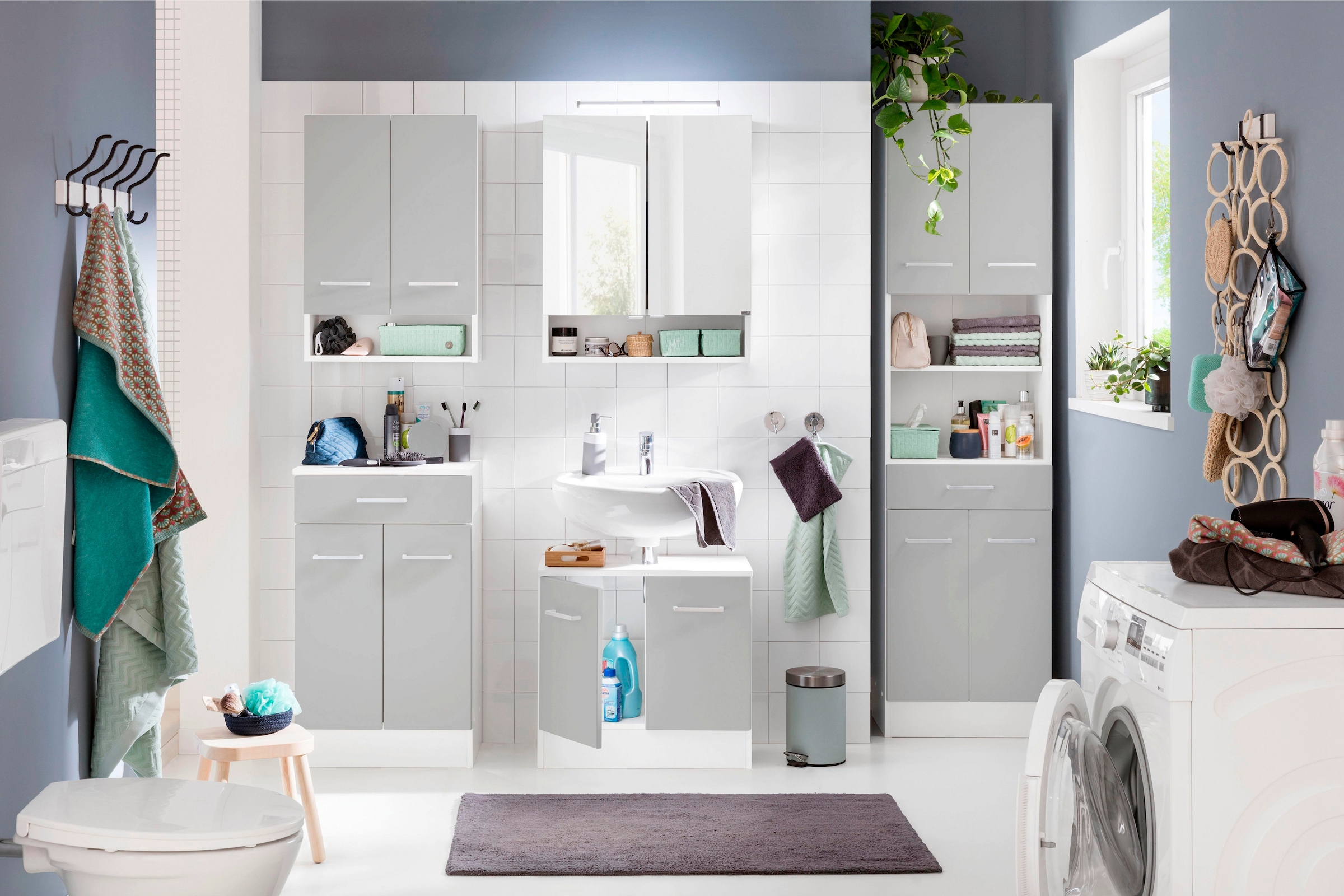 welltime Waschbeckenunterschrank »Ribera«