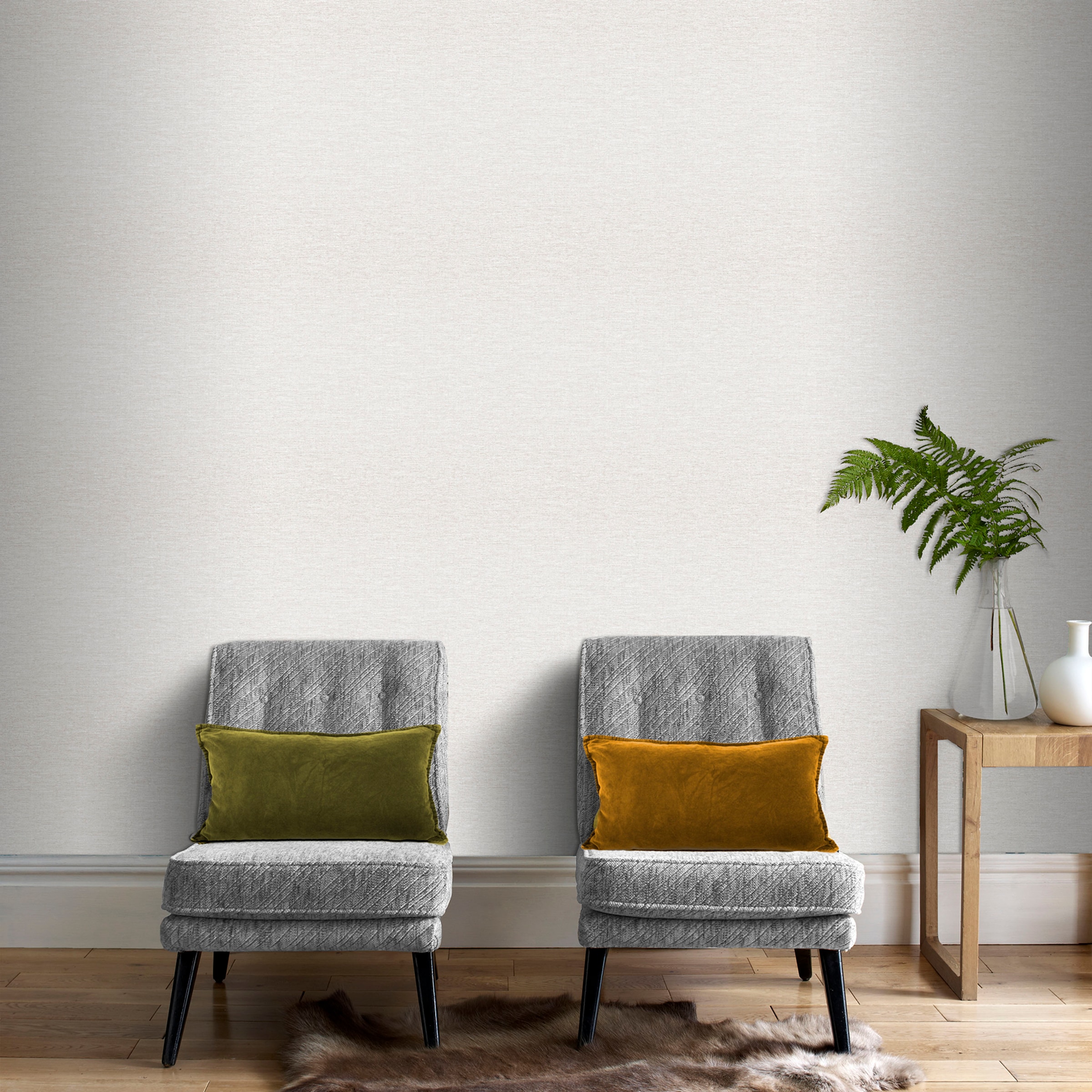 Superfresco Easy Vliestapete »Heritage Texture«, kariert, Grau - 10mx52cm