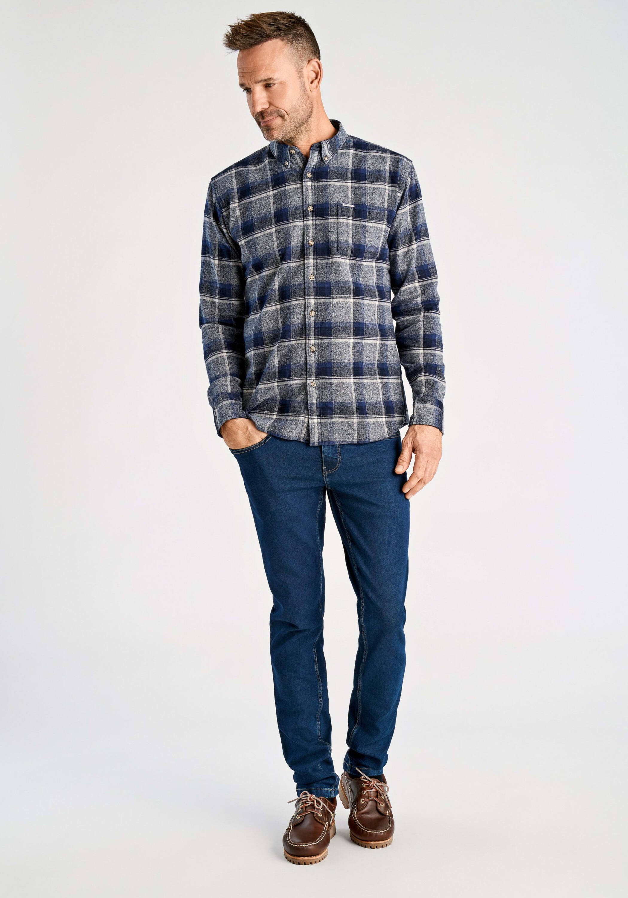 BISON Flanellhemd »BISON Freizeithemd«