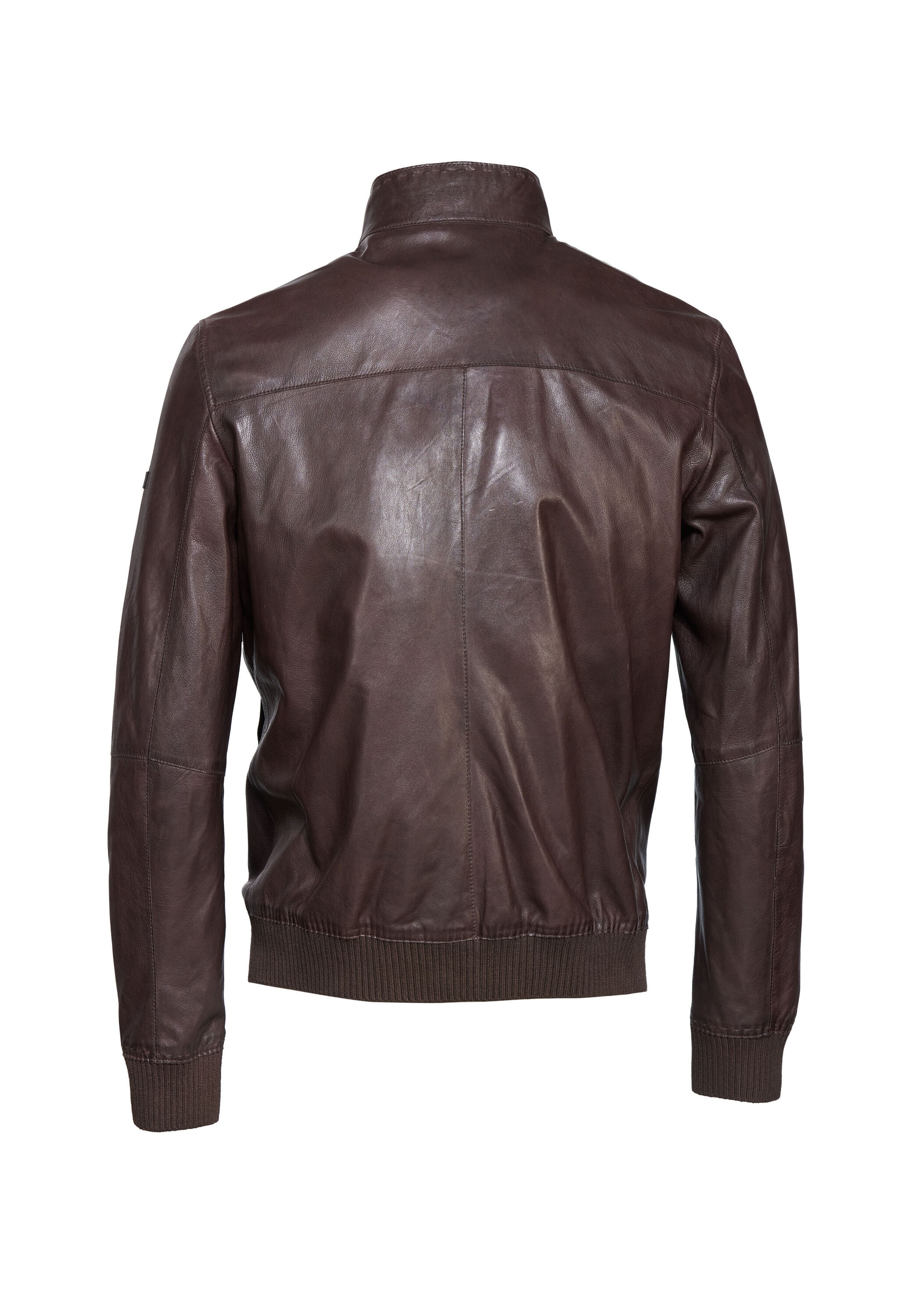 bugatti Lederjacke »BULUCIO« ohne Kapuze aus hochwertigem Leder