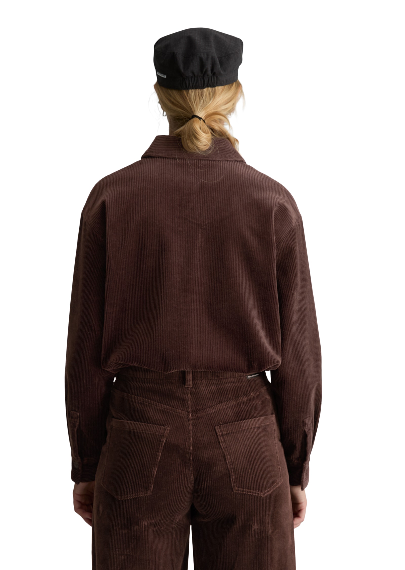 Marc O'Polo DENIM Langarmbluse relaxed aus Baumwoll-Stretch, aus Cord