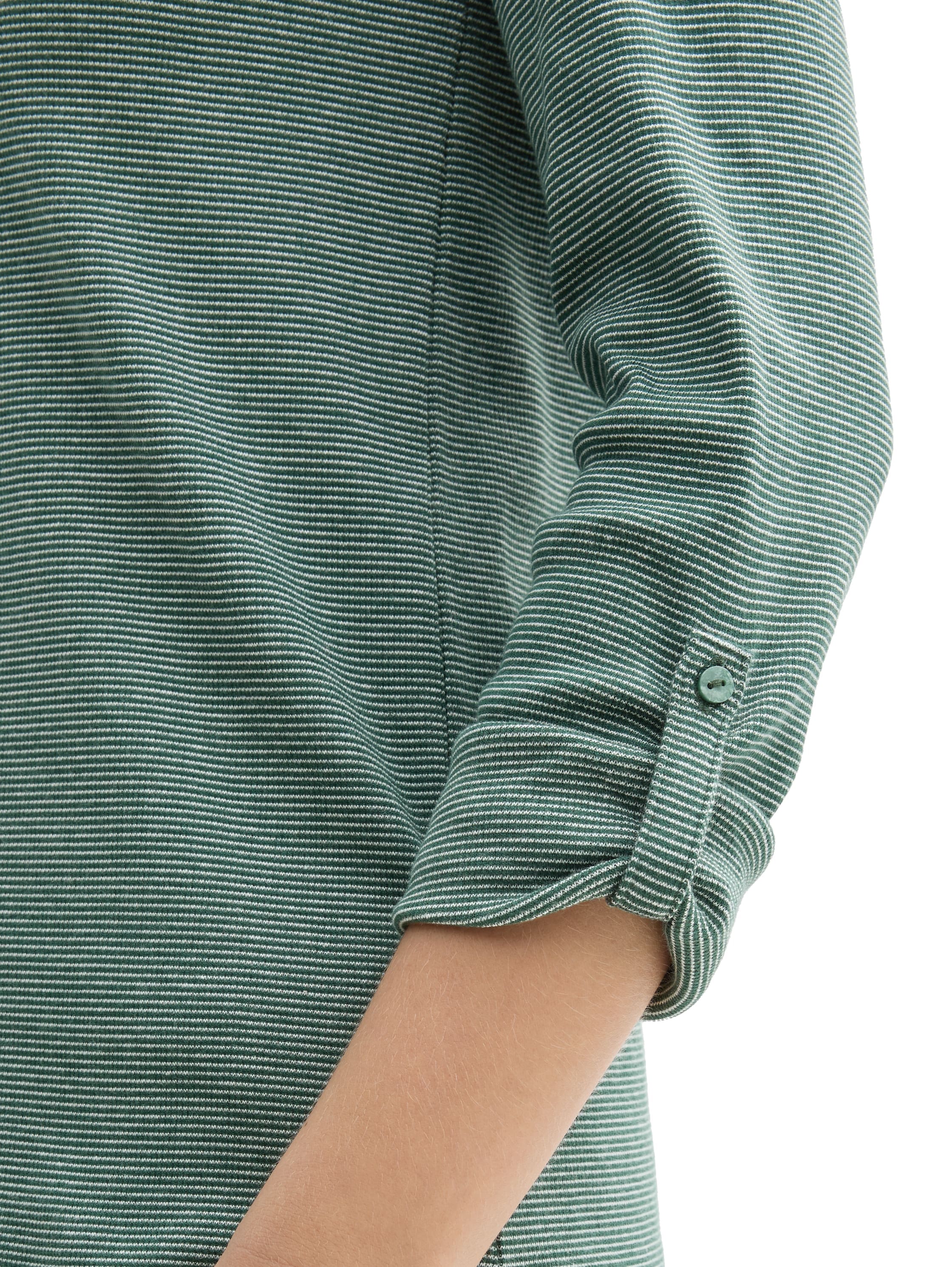 TOM TAILOR Henleyshirt, mit 7/8 Arm