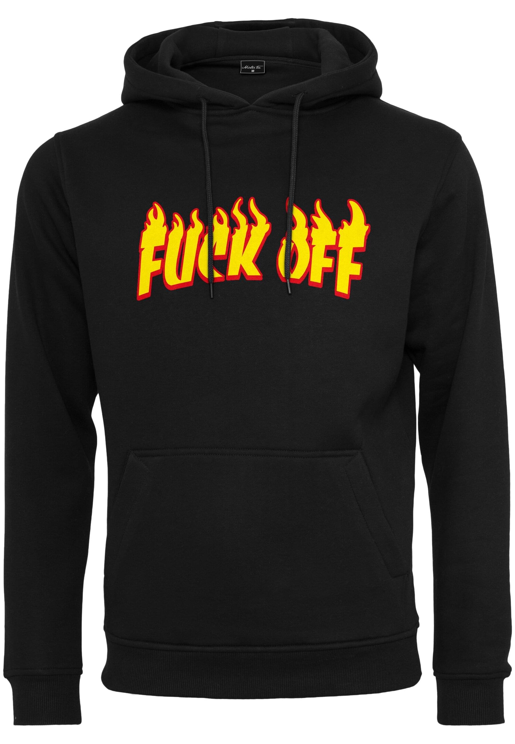 MisterTee Sweatshirt "MisterTee Herren Fuck Off Flames Hoody" günstig online kaufen