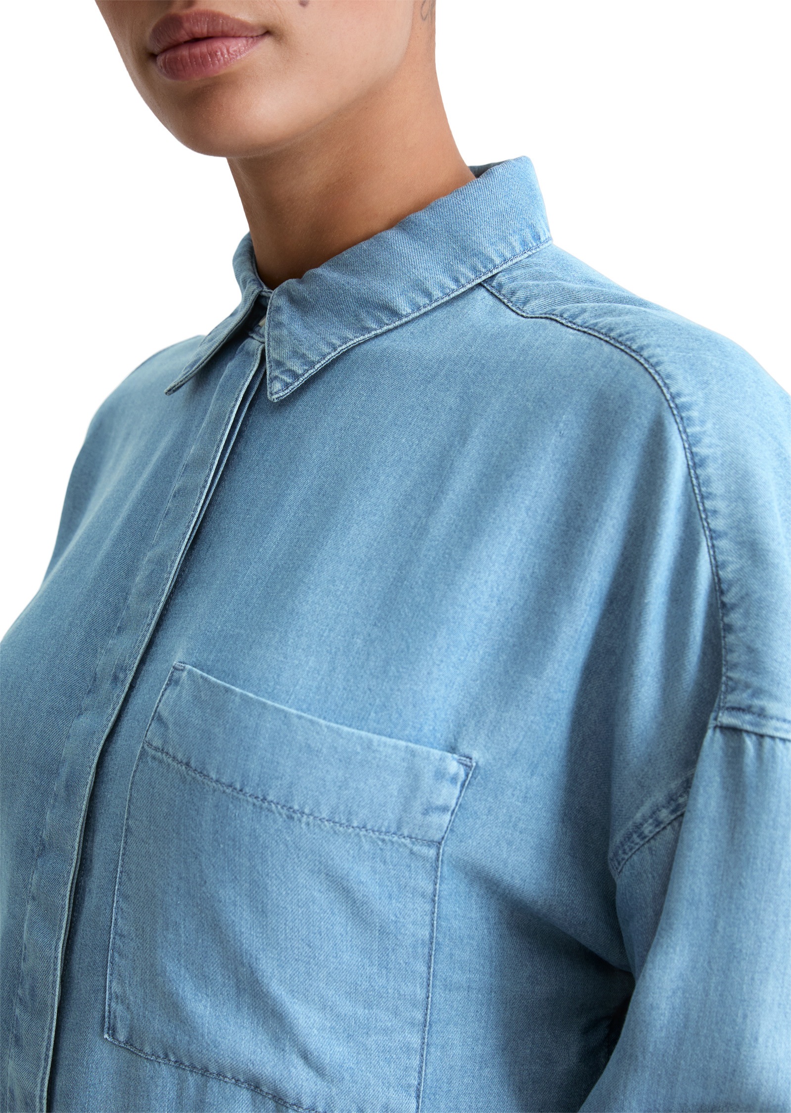 Marc O'Polo Langarmbluse »aus TENCEL™ Lyocell«