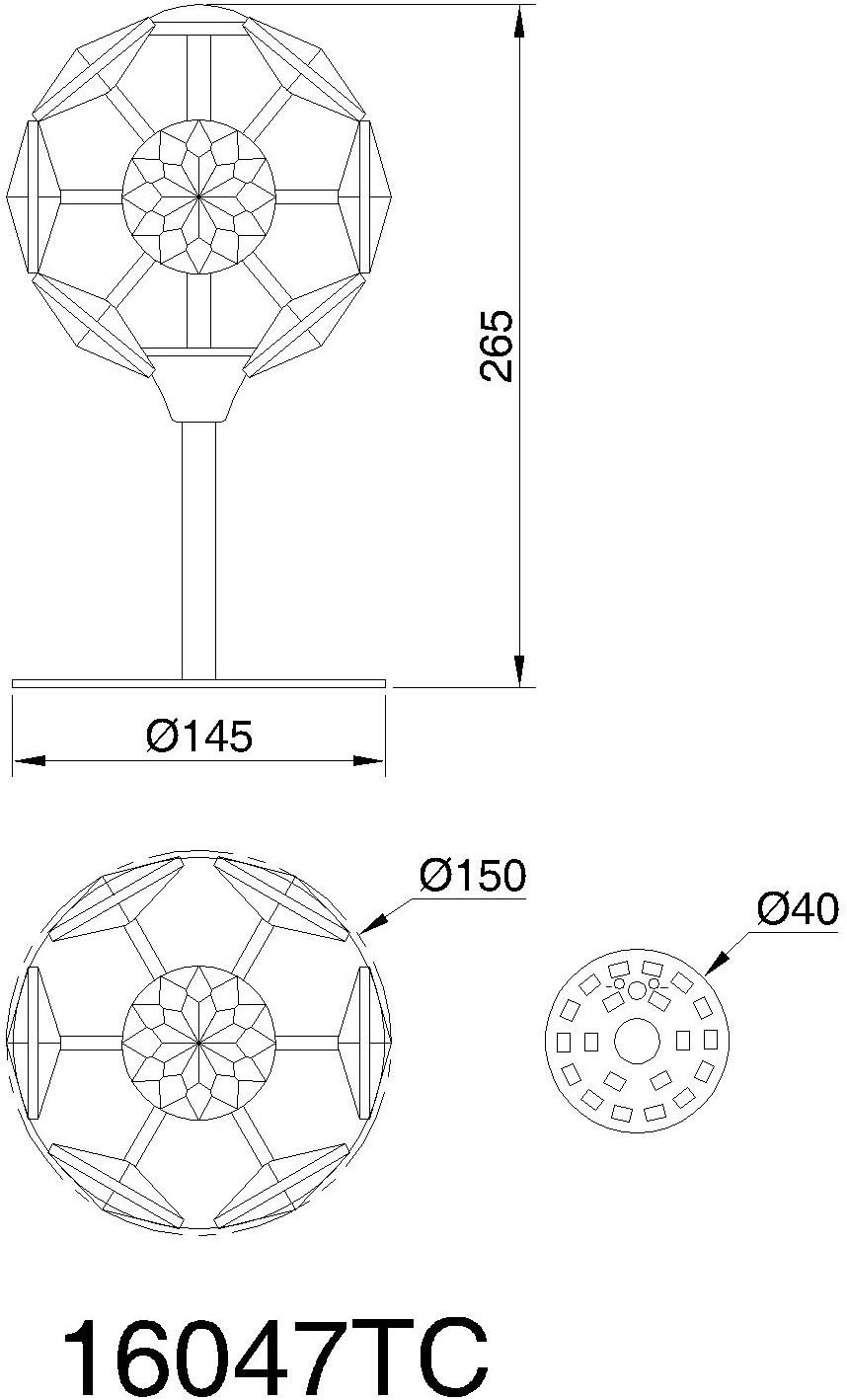 GLOBO LIGHTING Tischleuchte »VIRINA« LED-Modul 1 Stk. Warmweiß Tischlampe Nachttischlampe Deko-Tischleuchte Schlafzimmer