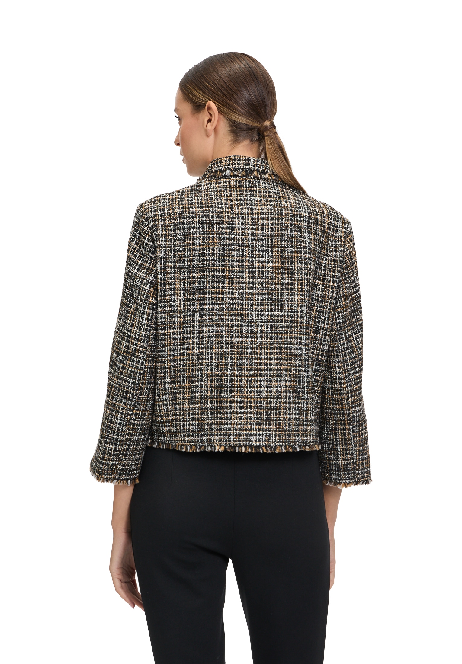 Betty Barclay Jackenblazer »Betty Barclay Casual-Blazer mit Fransen«, Material