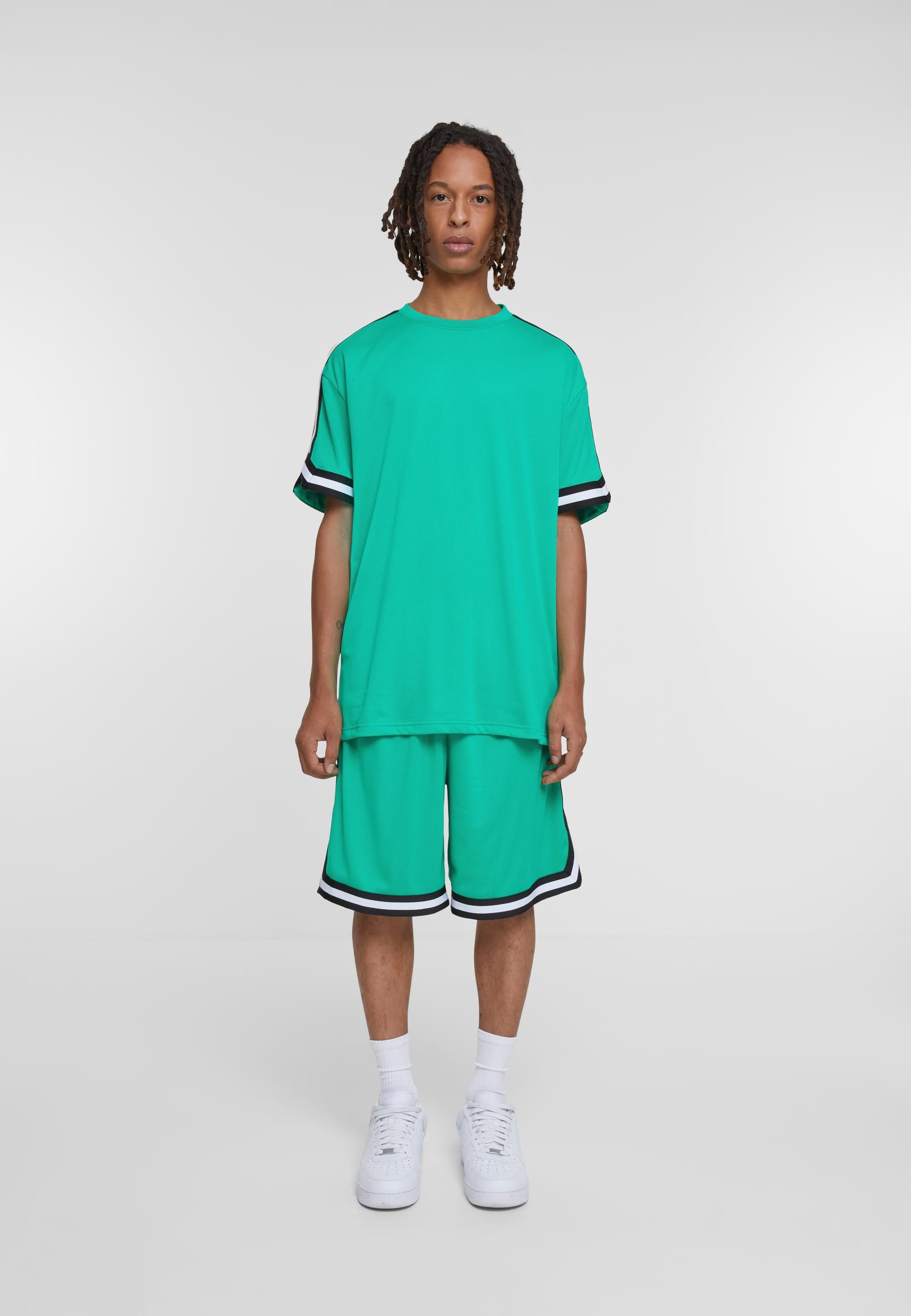 URBAN CLASSICS T-Shirt »Urban Classics Herren Oversized Stripes Mesh Tee«, (1 tlg.)