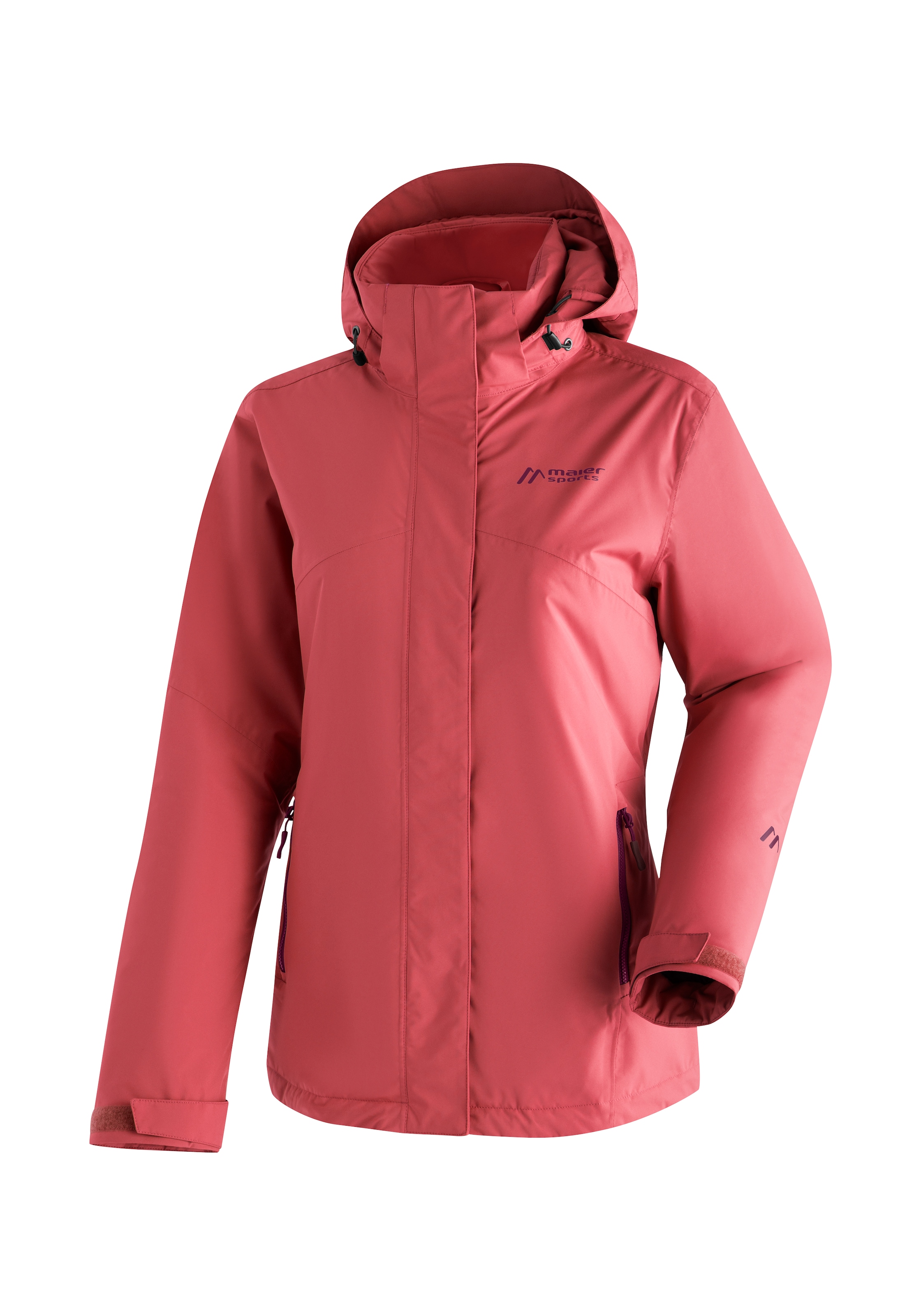 Maier Sports Outdoorjacke »Metor Therm Rec W«, Damen Wanderjacke,  atmungsaktiv und wasserdicht, wattierte Regenjacke mit Kapuze bestellen |  BAUR