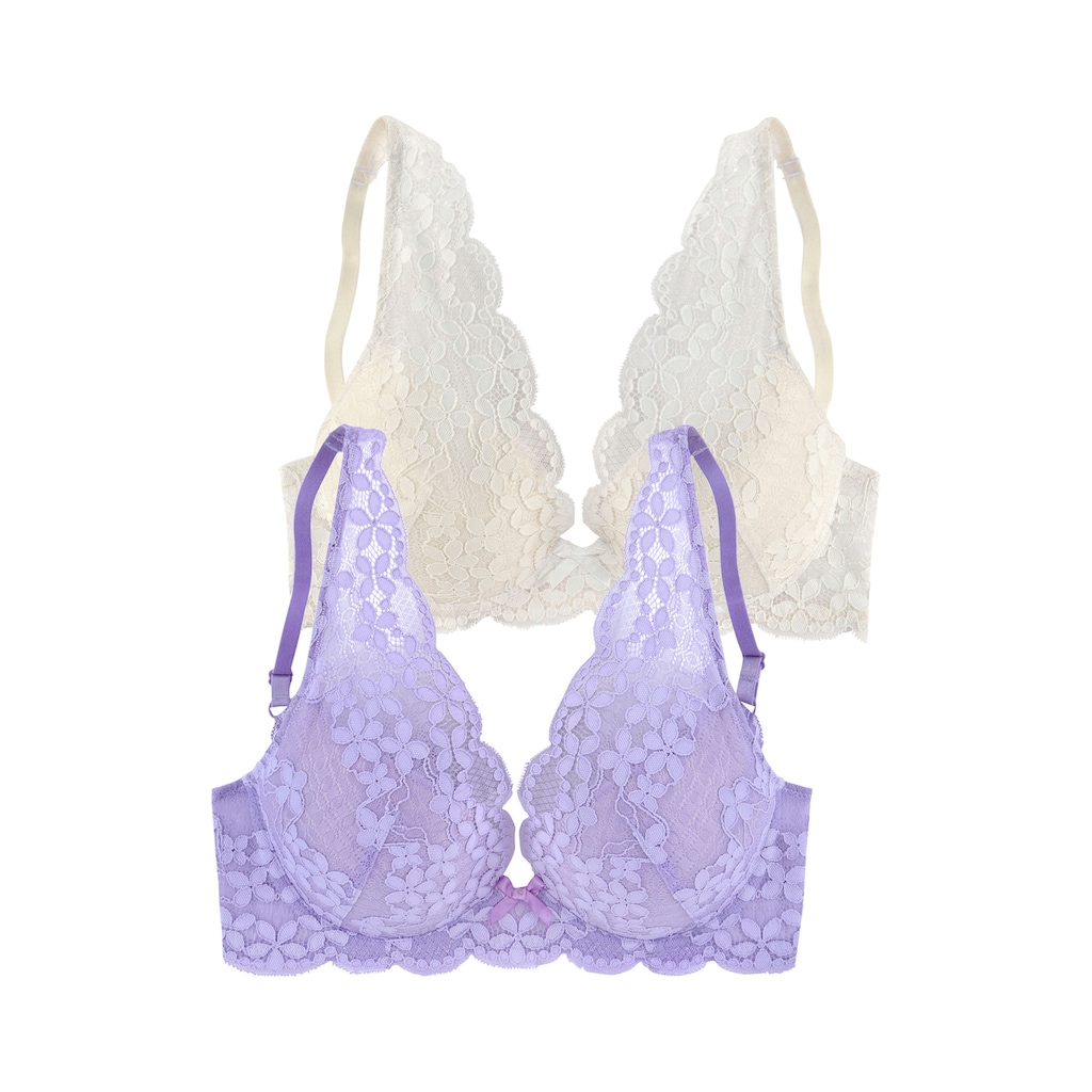 petite fleur Push-up-BH, (Packung, 2 Stück)