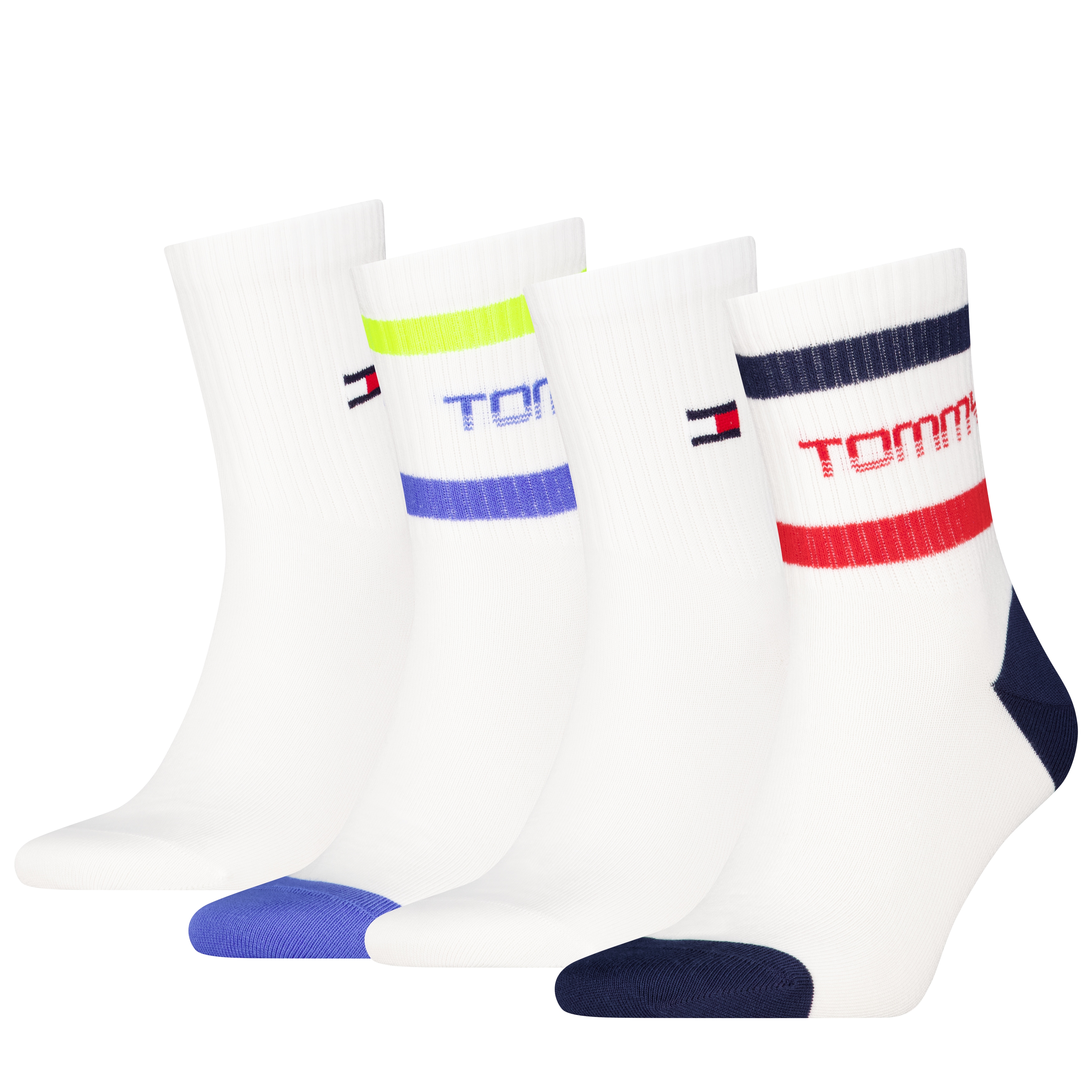 Tommy Hilfiger Kurzsocken "TH UNI TJ SHORT SOCK 4P STRIPE ECOM"