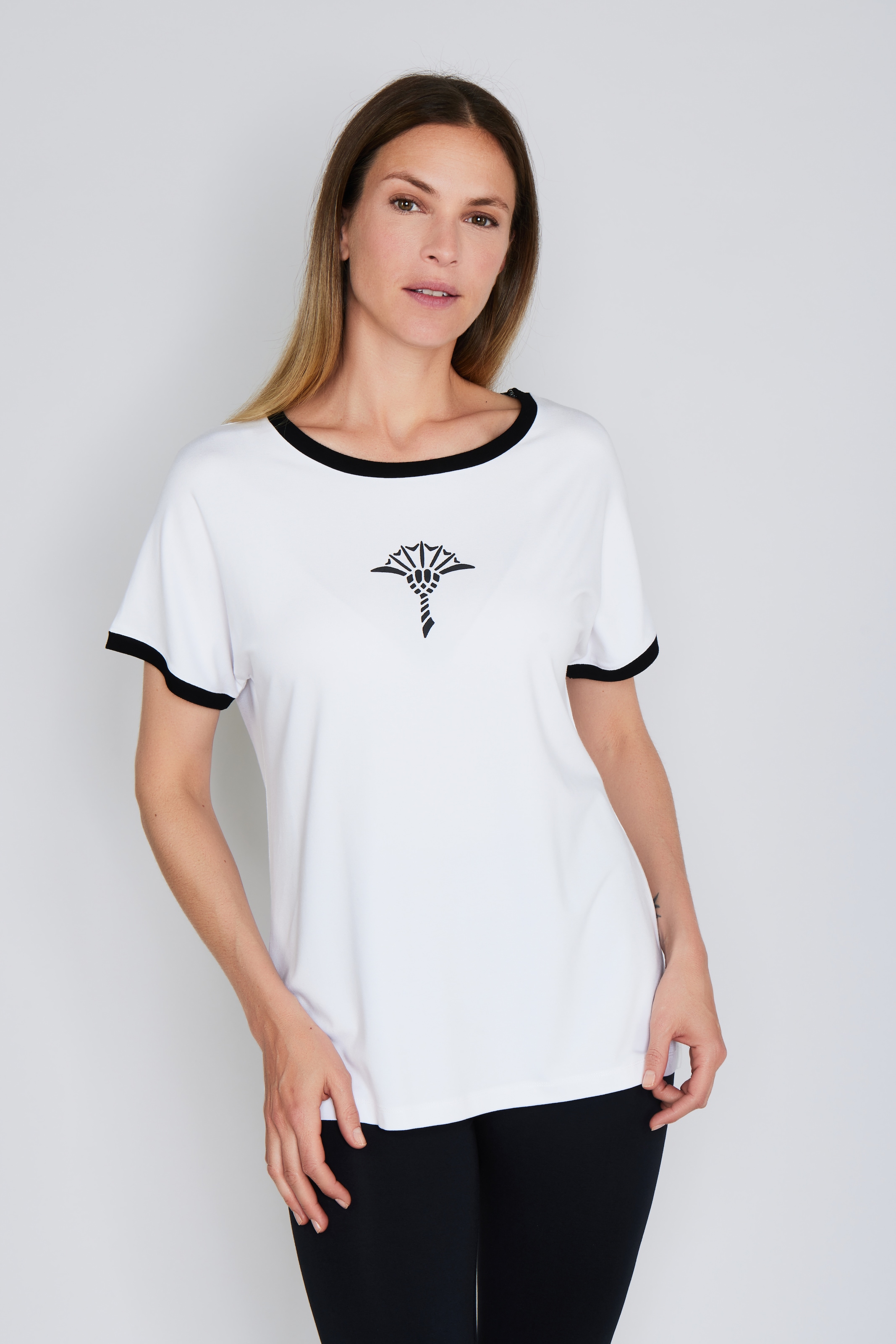 JOOP Pyjamaoberteil "Move" Kurzarm, atmungsaktiv, Cornflower-Print günstig online kaufen