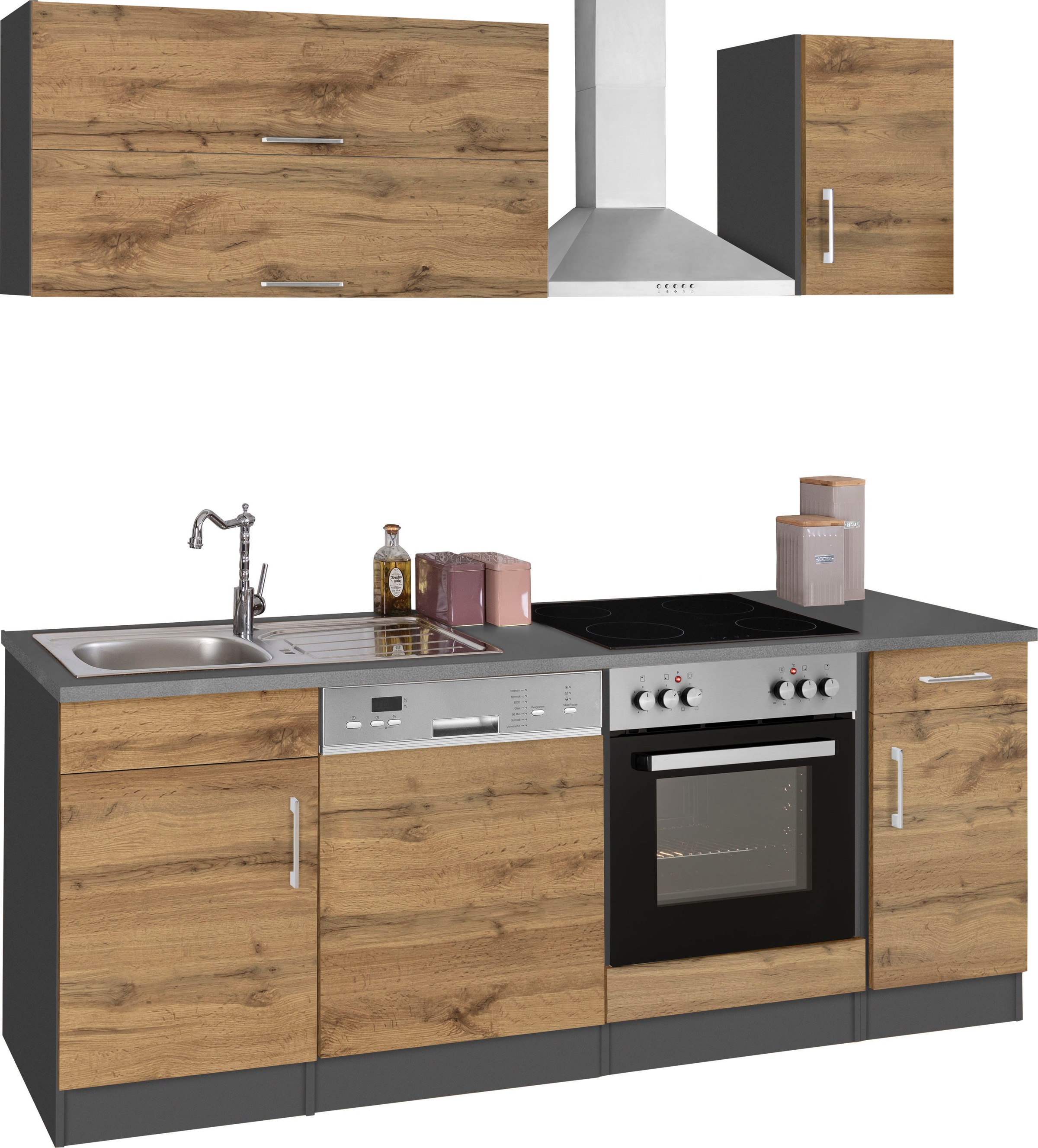 Thumbnail - KOCHSTATION Küchenzeile "KS-Colmar" ohne E-Geräte, Breite 210 cm