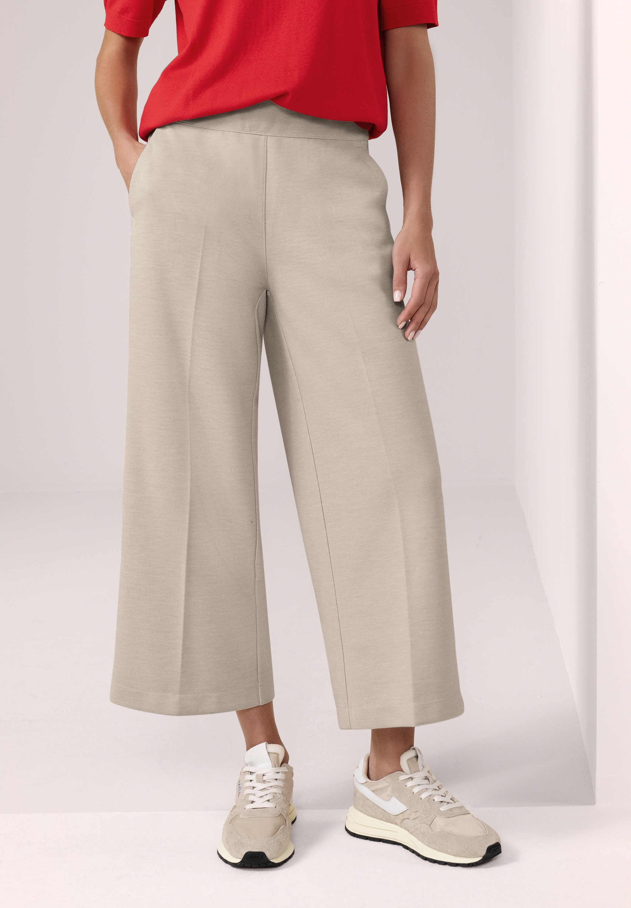 STREET ONE Jerseyhose mit Wide Legs günstig online kaufen