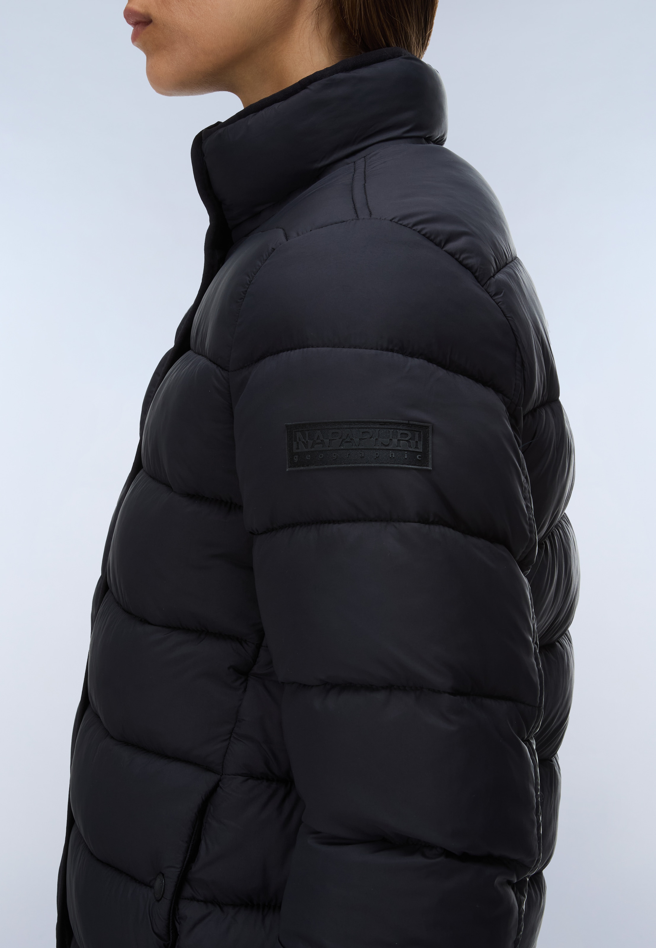 Napapijri Steppjacke »A-AERINS STND W BLACK BEAUTY« aus Polyamid, auch in großen Größen