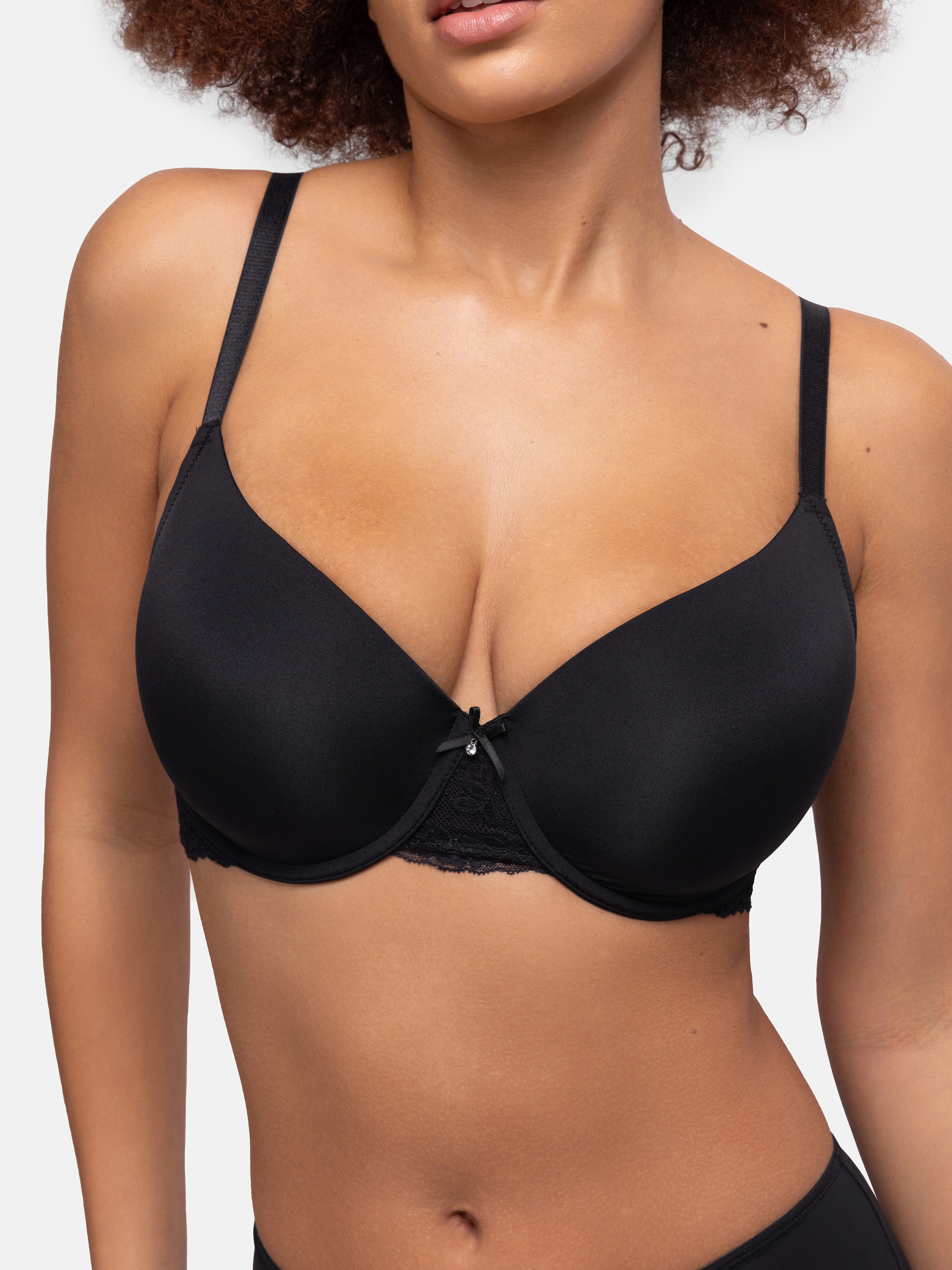 Dorina Bügel-BH »ADELE-3PP« mit Spitzendetails, weich, Basic