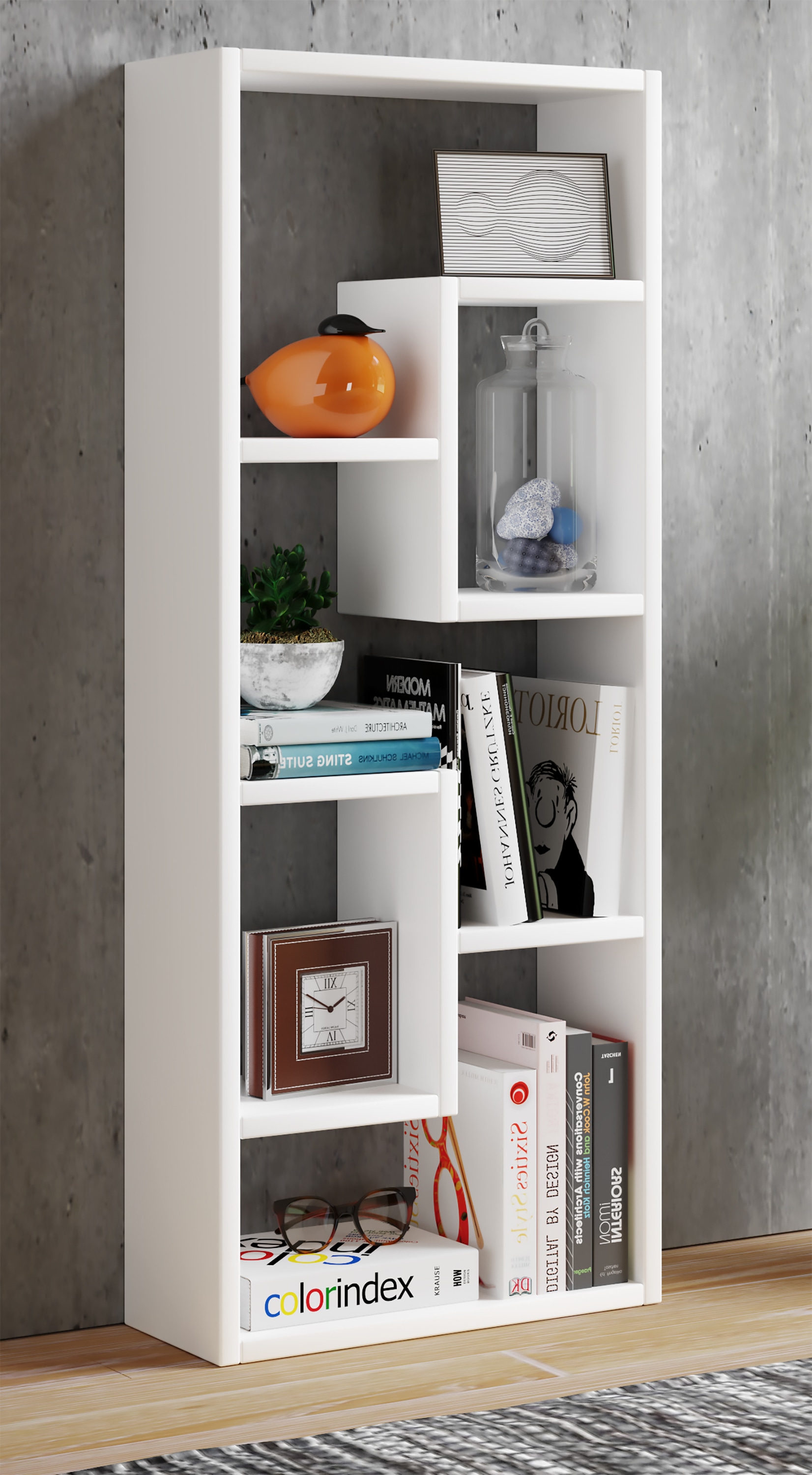 VCM Standregal »Holz Stand Regal Raumteiler Bücher Standregal Vilo«