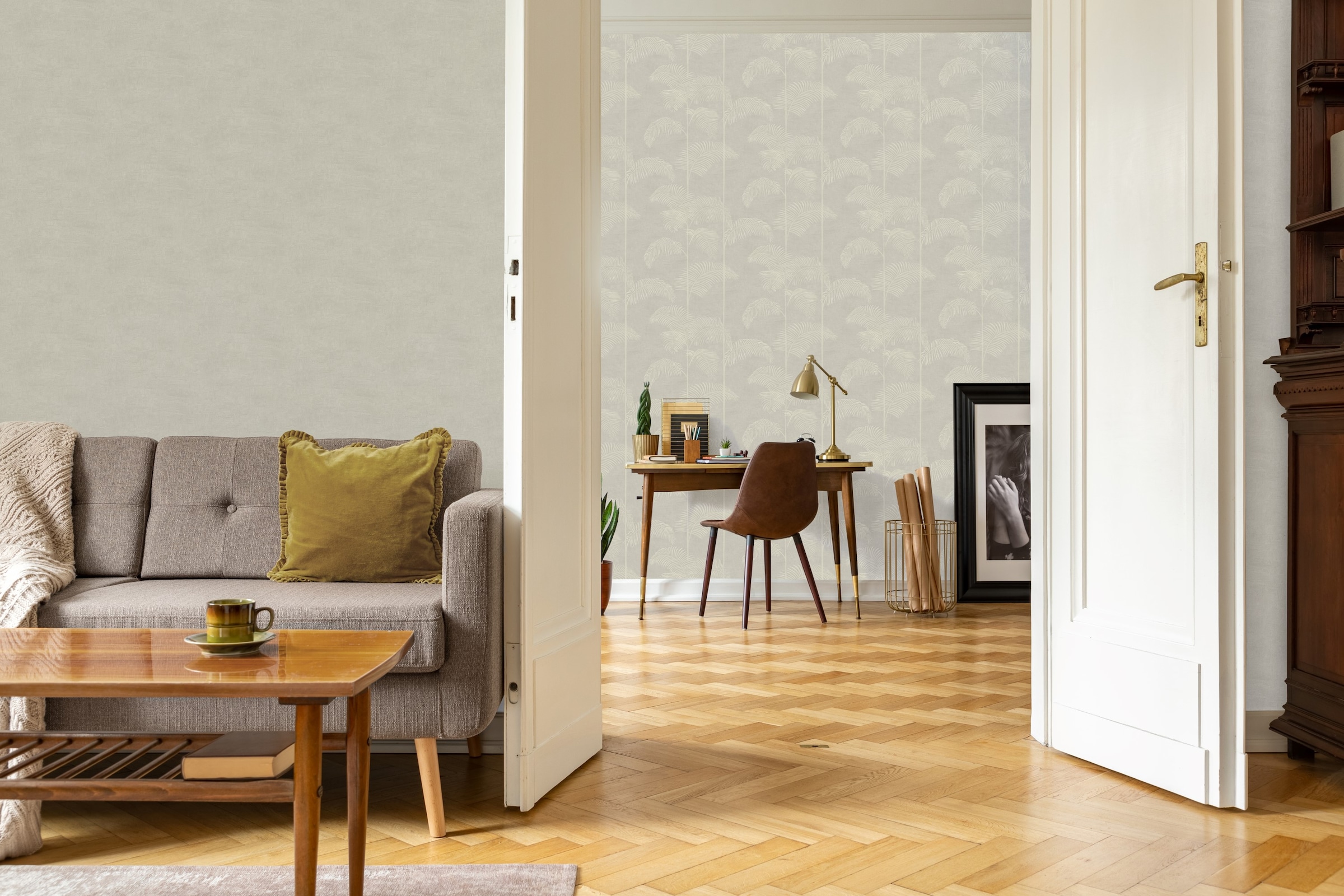 LOOKS by Wolfgang Joop Vliestapete »Palm Deluxe« texturiert 10mx52cm