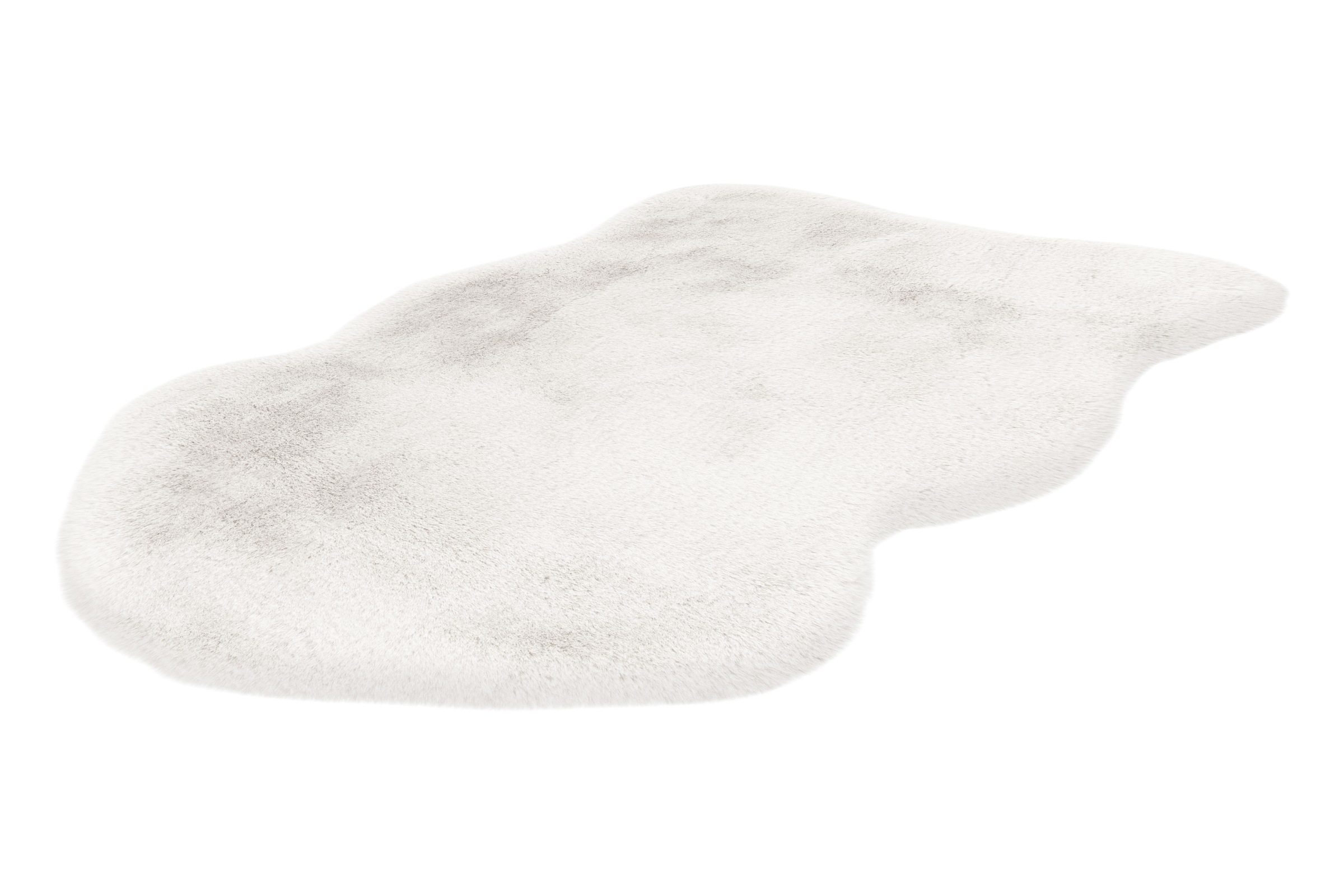 Thumbnail - Obsession Fellteppich "Infinity 201" fellförmig 40 mm Höhe Kunstfell, Uni Farben, Kaninchenfell Haptik, supersoft