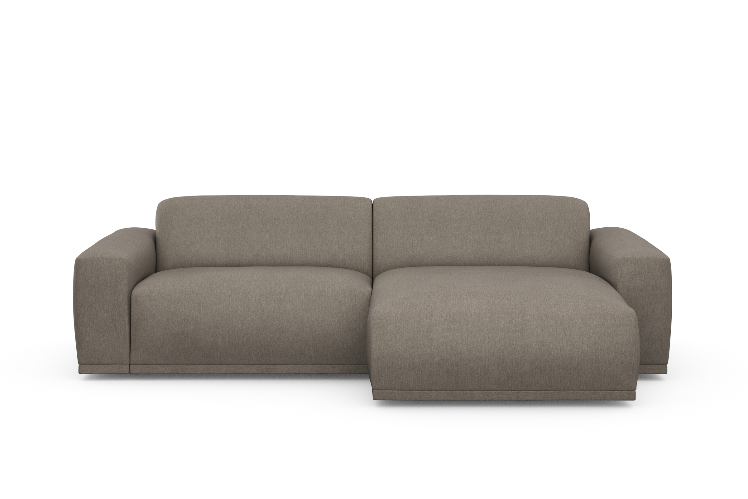 TRENDMANUFAKTUR Ecksofa »Braga, mit hochwertigem Kaltschaum, L-Form, in Cord erhältlich«, (2 St.), modernes Sofa, Couch mit hohem Sitzkomfort, 255/72/160 cm (B/H/T)