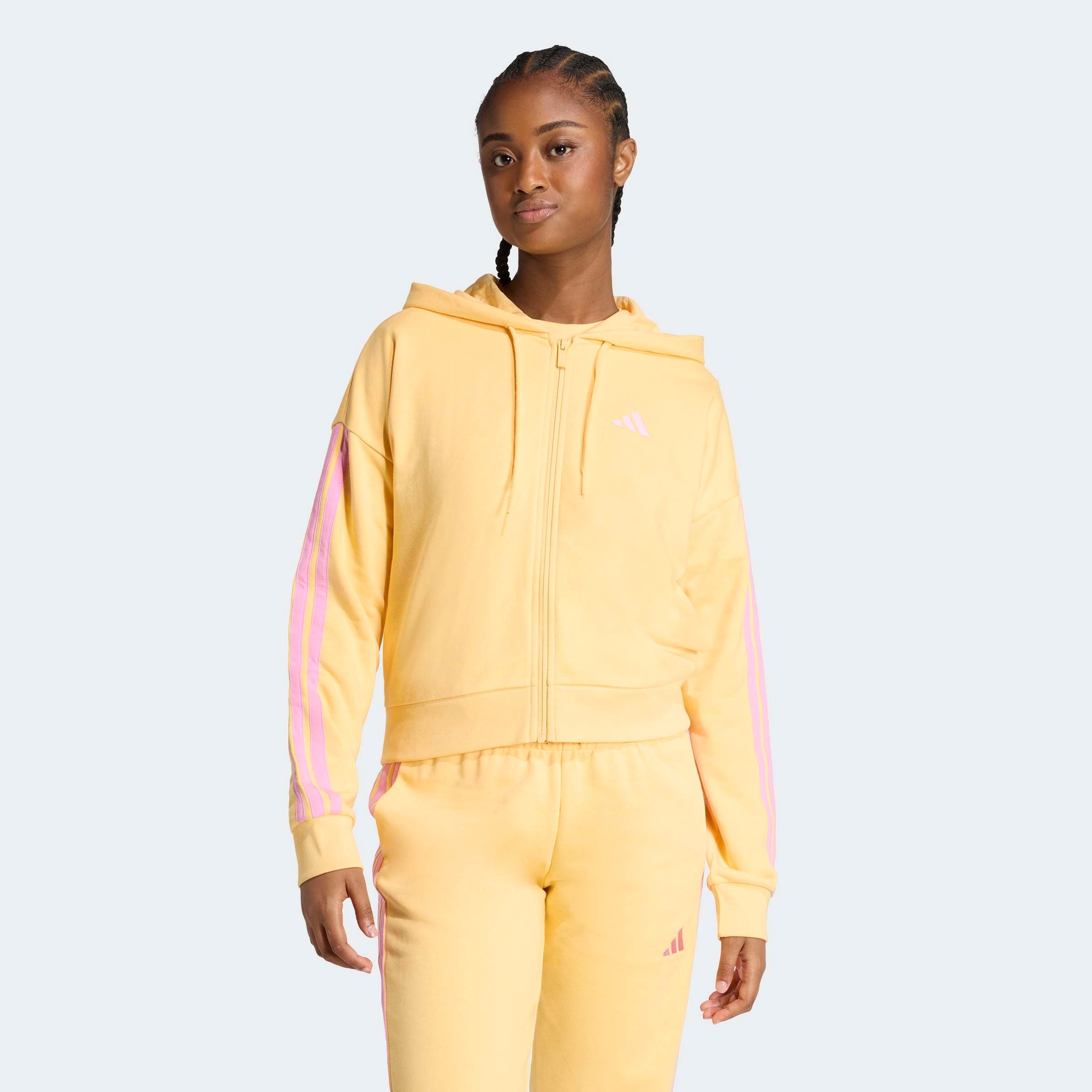 adidas Sportswear Kapuzensweatshirt "ESSENTIALS 3-STREIFEN FRENCH TERRY"
