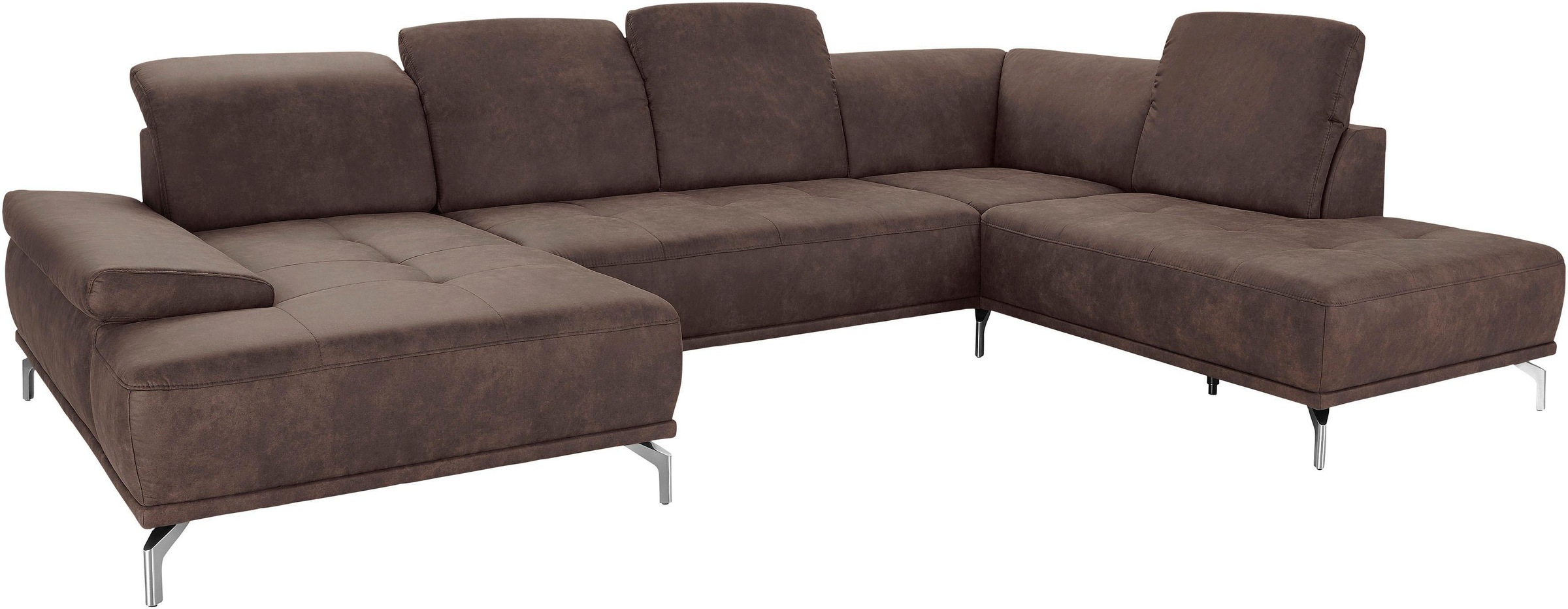 Home affaire Wohnlandschaft "Caluna" Inkl.Sitztiefenverstellung, wahlweise günstig online kaufen