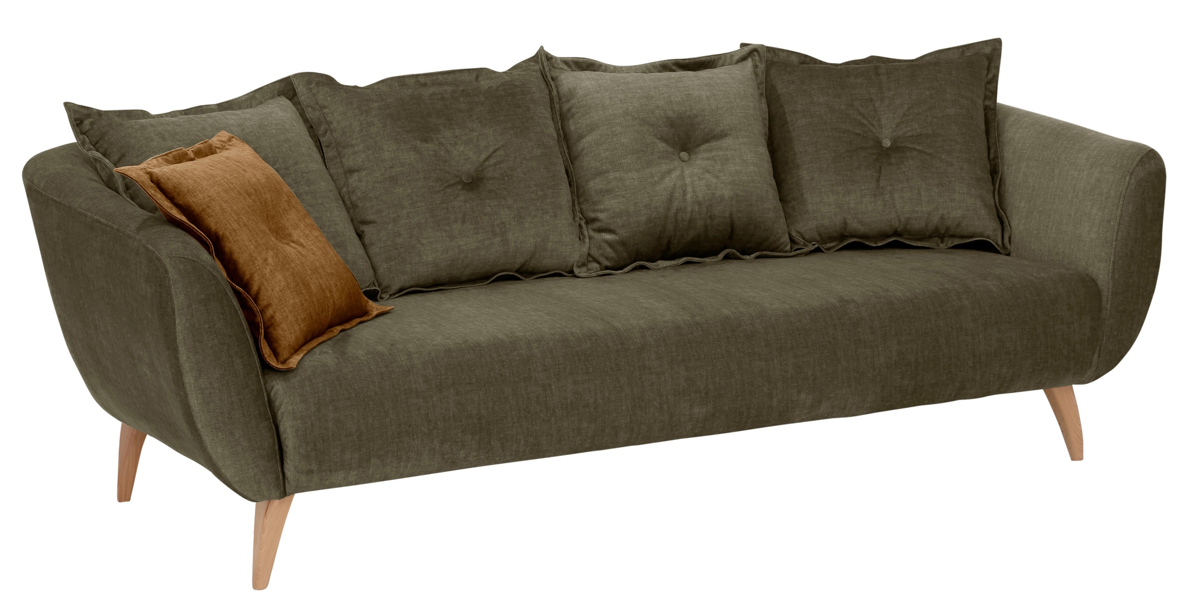 Home affaire 3-Sitzer "Baggio modern und romantisches Design, bequem", Zier günstig online kaufen