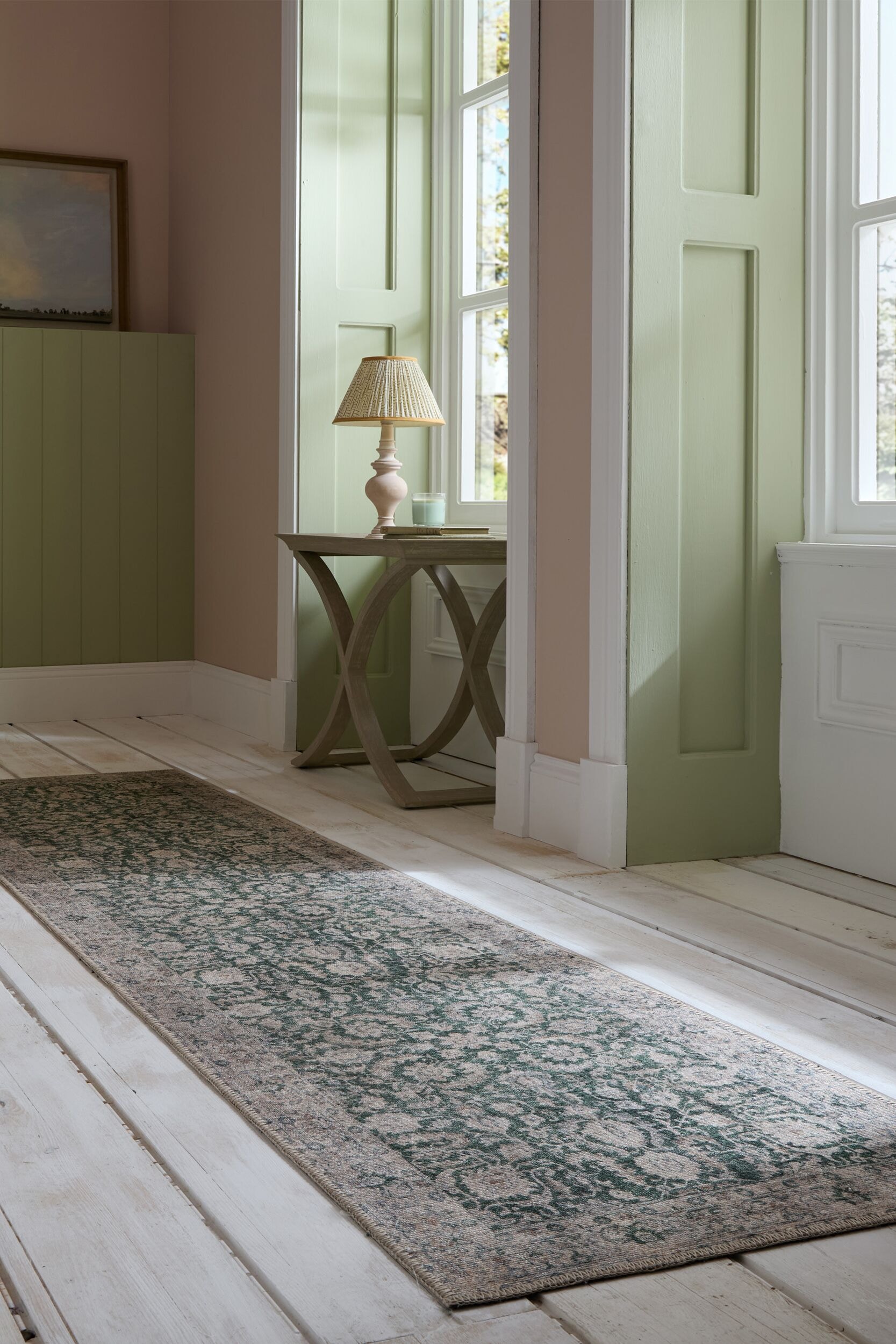 FLAIR RUGS Teppich »Beau Floral«, rechteckig, 2 mm Höhe, Waschbarer Traditioneller Teppich