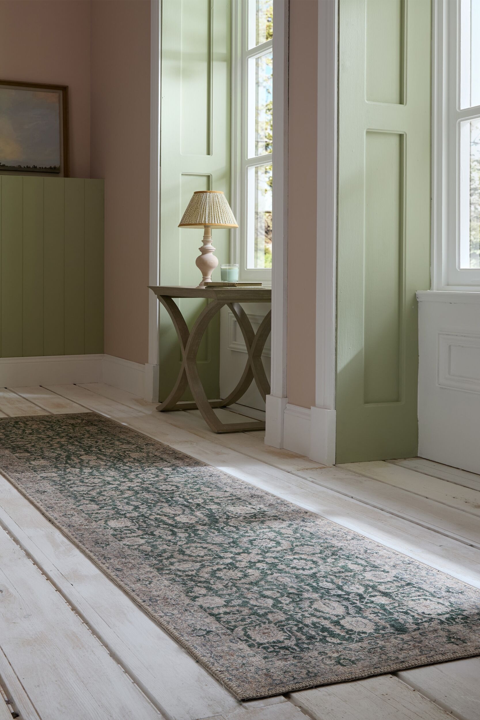 FLAIR RUGS Teppich "Beau Floral" rechteckig 2 mm Höhe Waschbarer Vintage Te günstig online kaufen