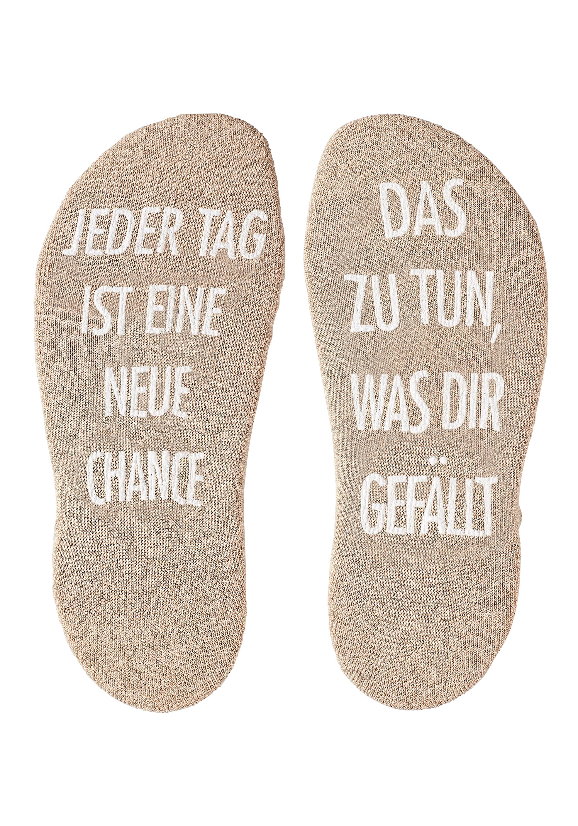 ▷ Spruches (Set, mit eines Kuschelsocken, in Antirutsch | Paar), Form BAUR 3 für Arizona