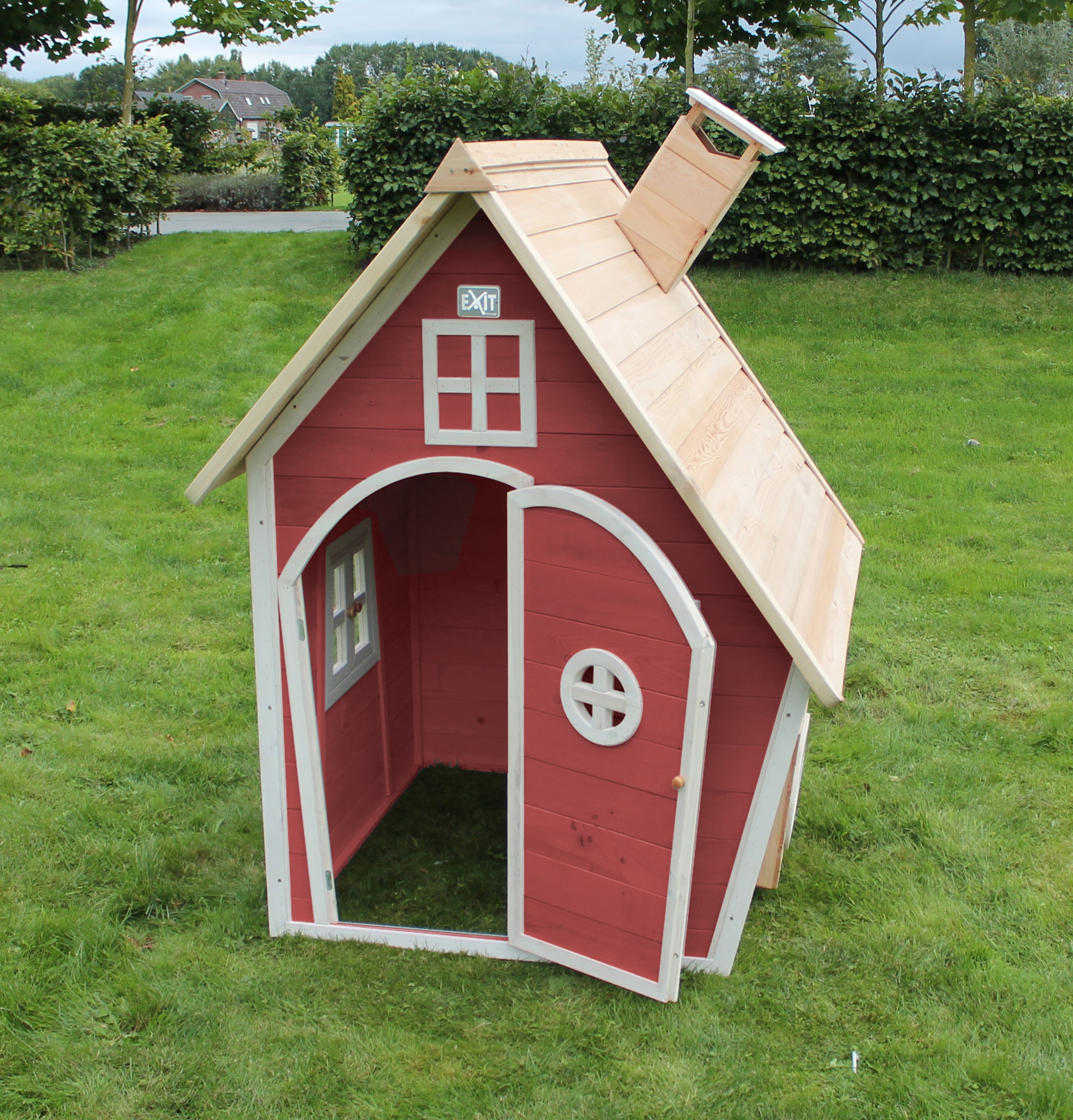 EXIT Spielhaus »Fantasia 100 rot« Dieses Produkt besteht aus FSC®-zertifiziertem Material.