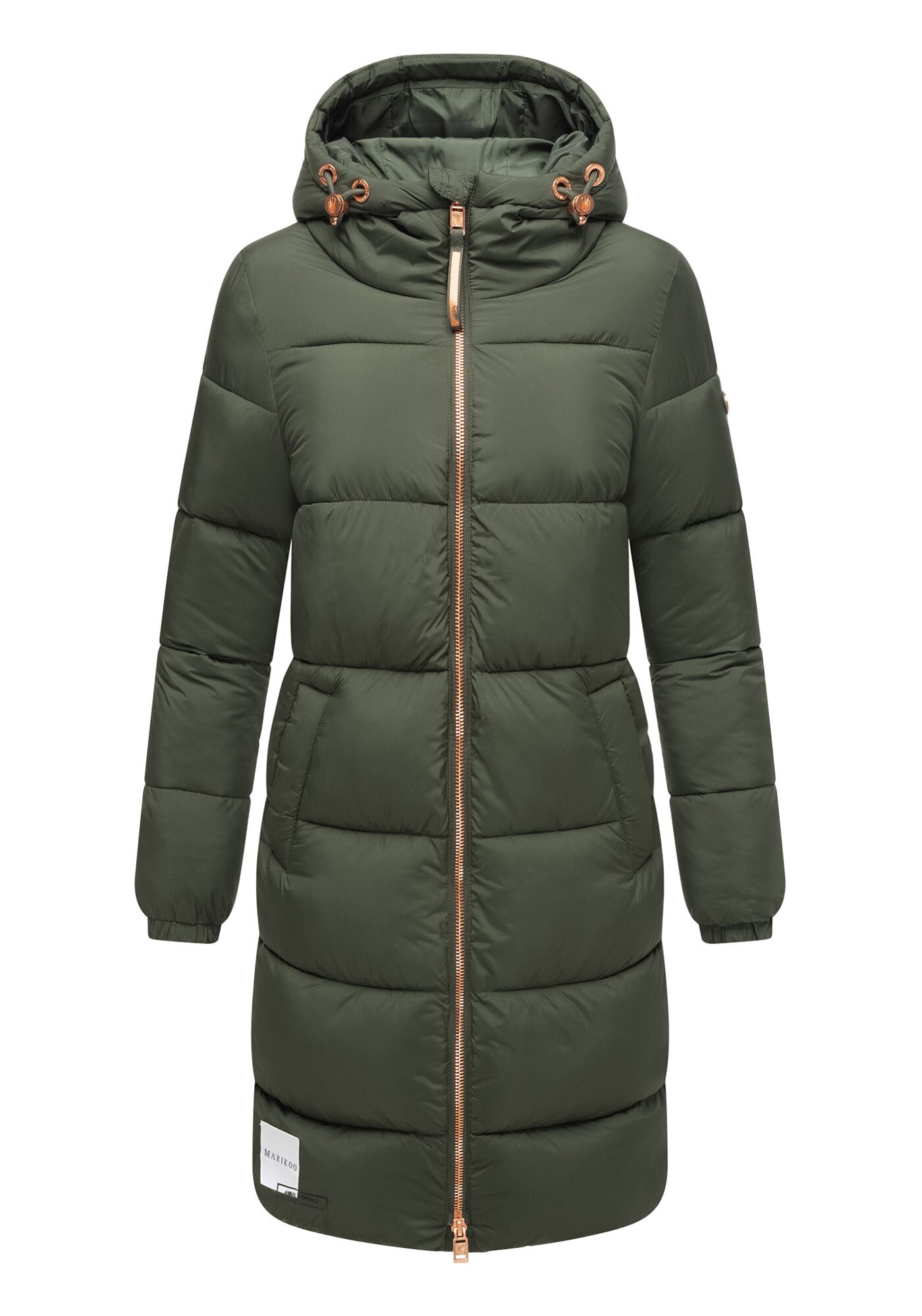 Marikoo Winterjacke »Nomadiaa«, Lange Damen Winterjacke