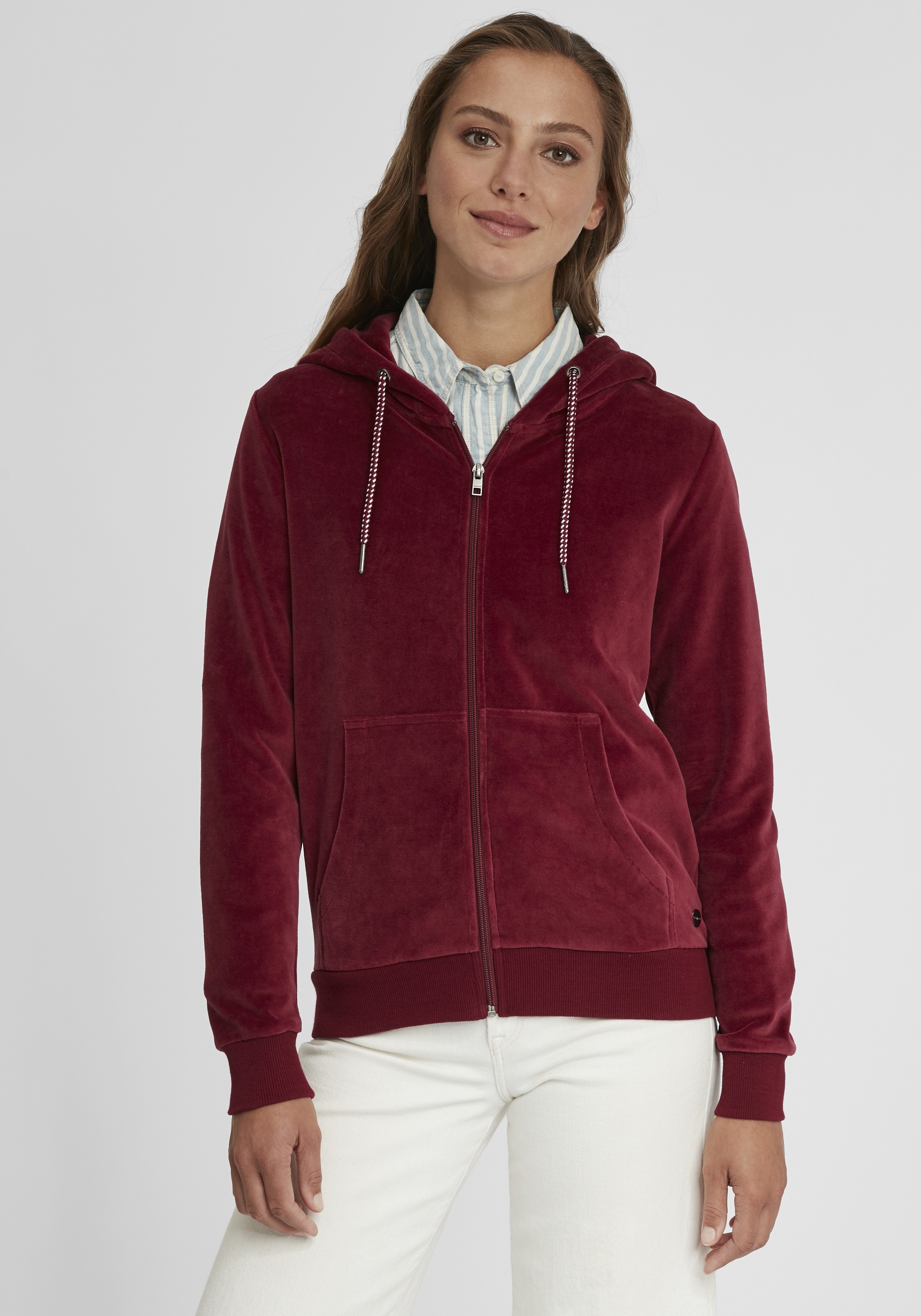 OXMO Kapuzensweatjacke "Kapuzensweatjacke OXVicky" günstig online kaufen