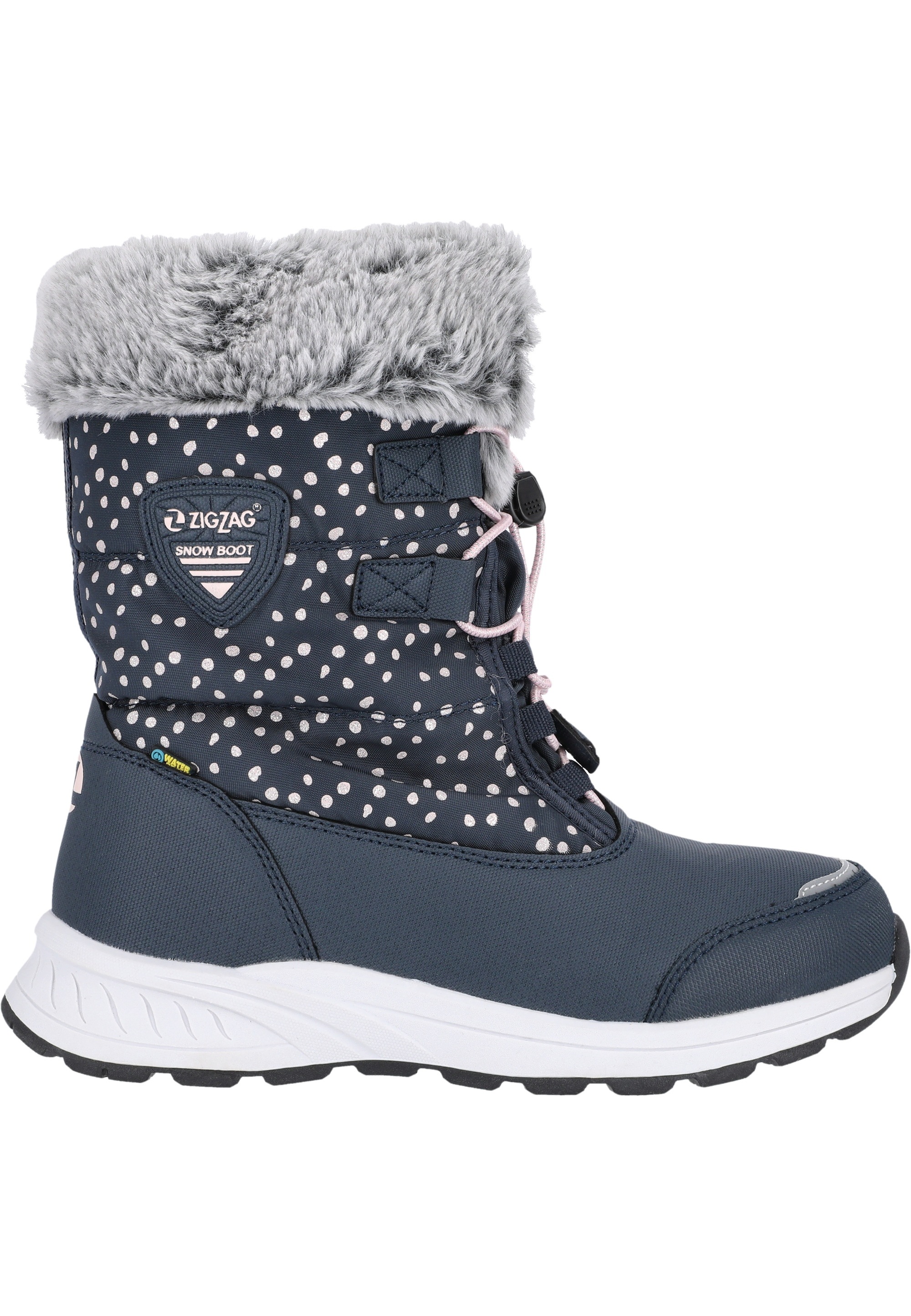 ZIGZAG Stiefel »Wesend«, mit bequemem Kunstfellbesatz und Allwetterprofil
