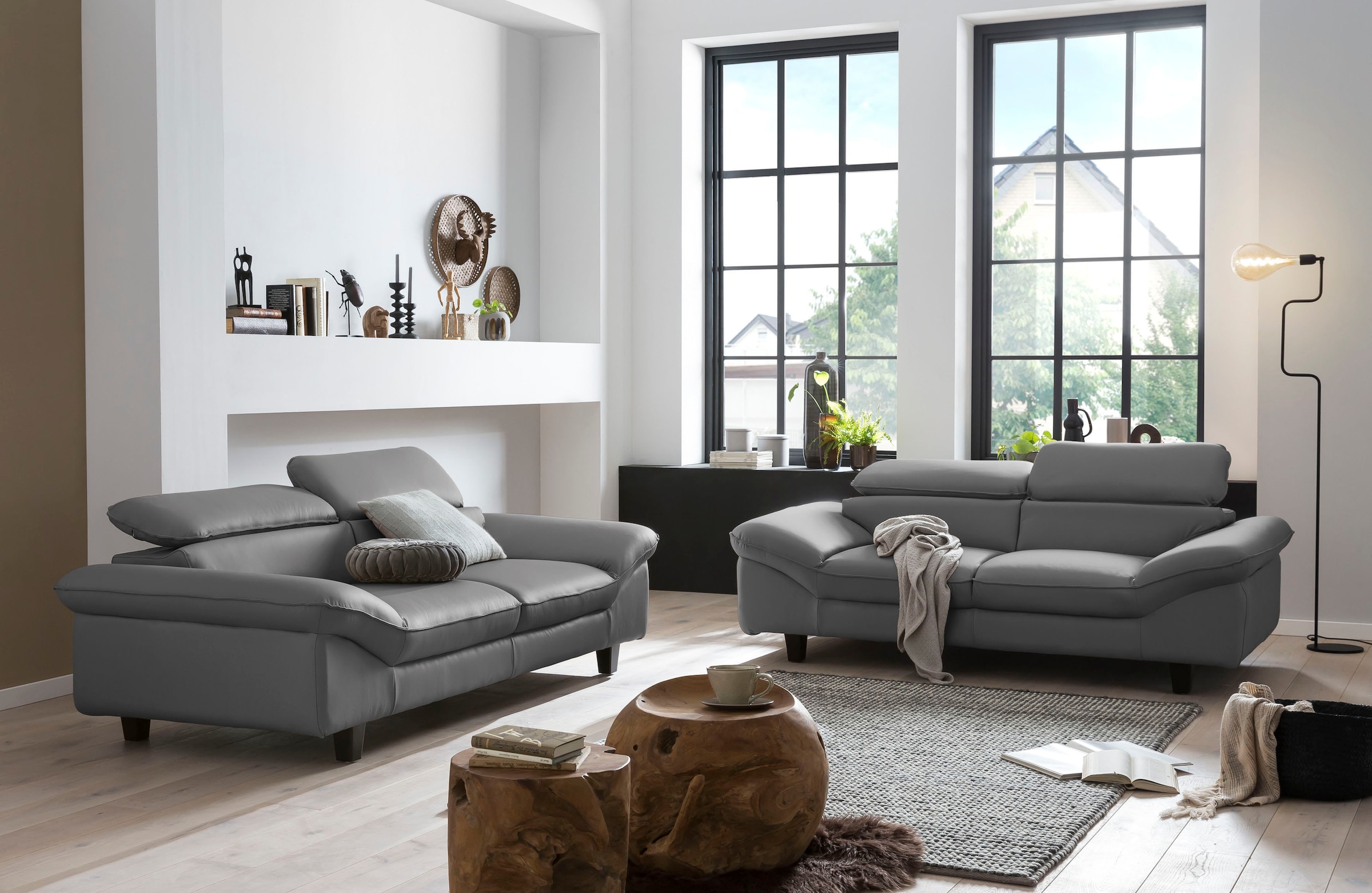 Home affaire 2-Sitzer »Pilot« Big-Sofa mit Kopfteilverstellung