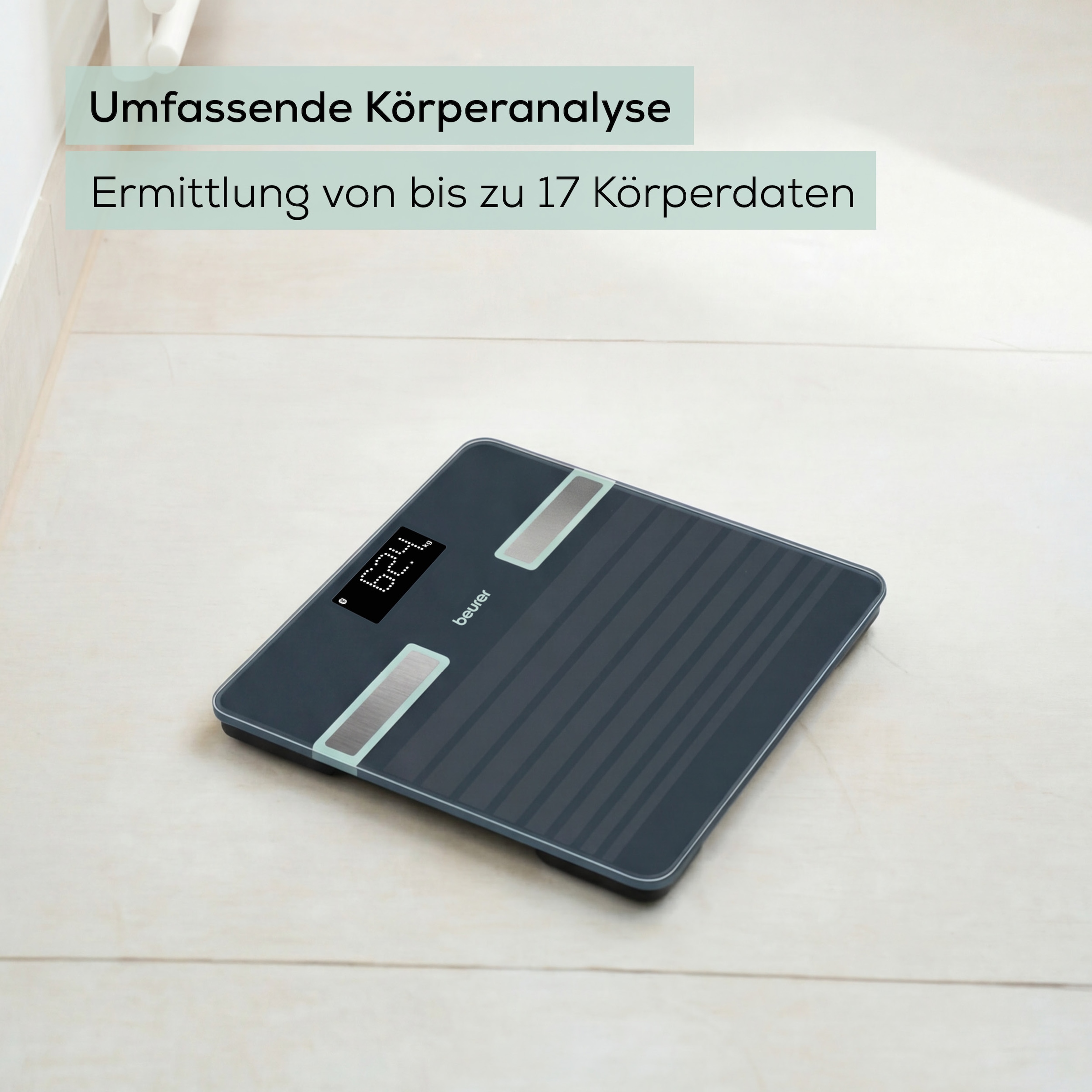 BEURER Körper-Analyse-Waage »BF 451 Limited Edition 2026« 17 Gesundheitswerte immer im Blick, mit kostenloser App
