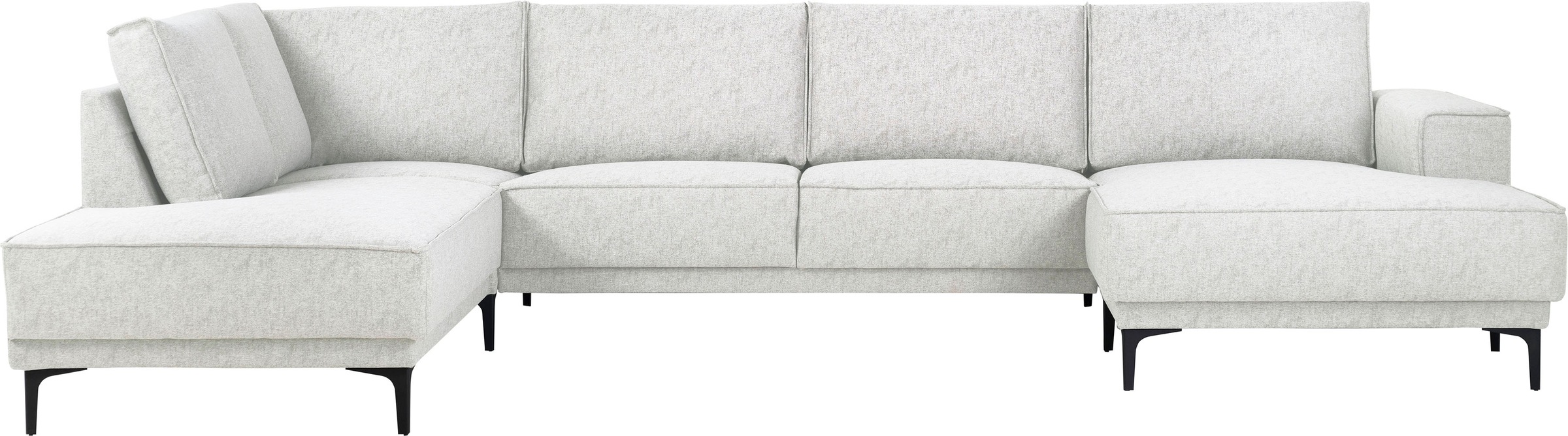 OTTO home Wohnlandschaft "XXL Sofa Oland, Struktur, Flachgewebe, Luxus-Micr günstig online kaufen