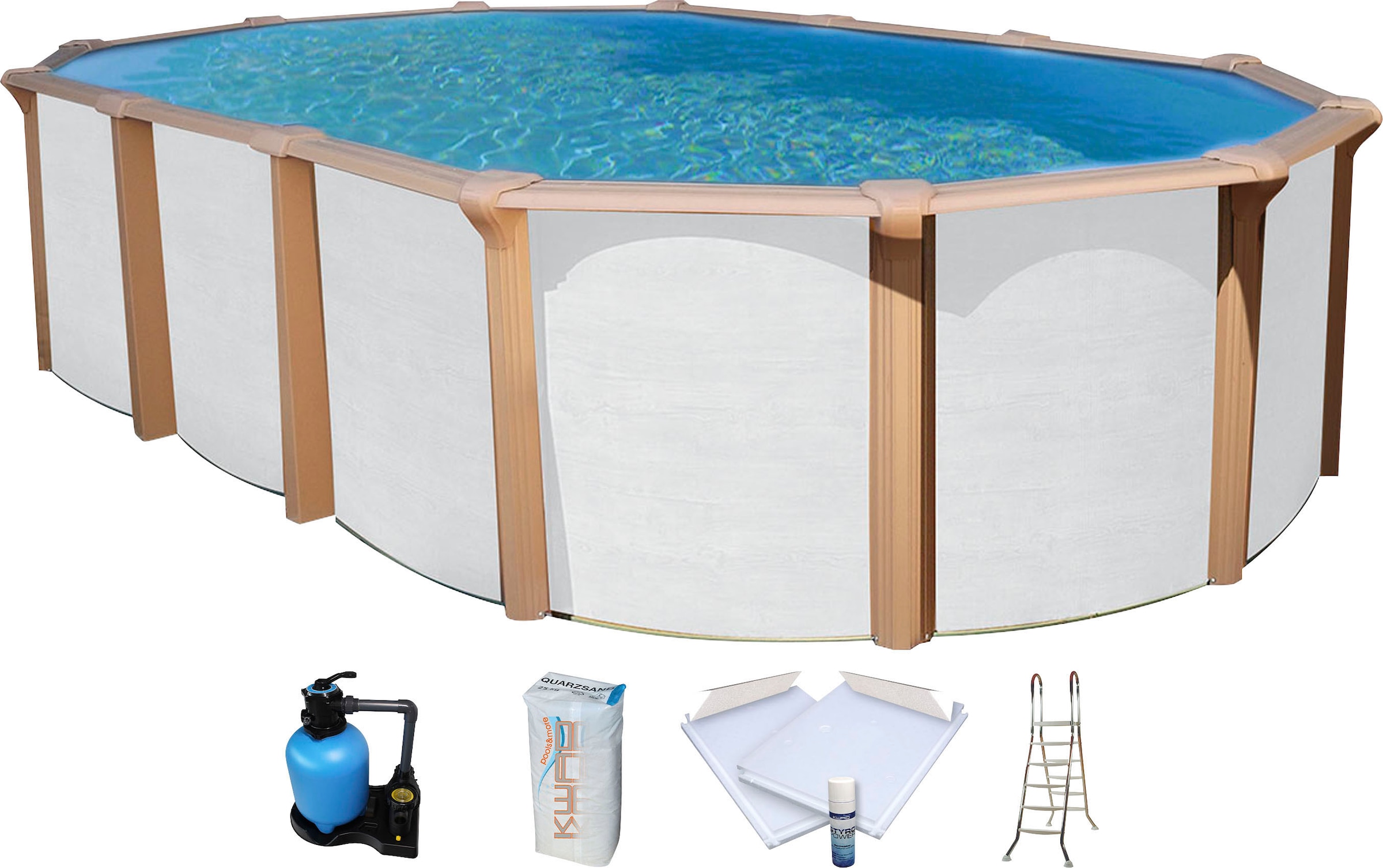 KWAD Schwimmbecken ""Supreme" all in Premium Folie" BxLxH: 370x610x132cm, i günstig online kaufen