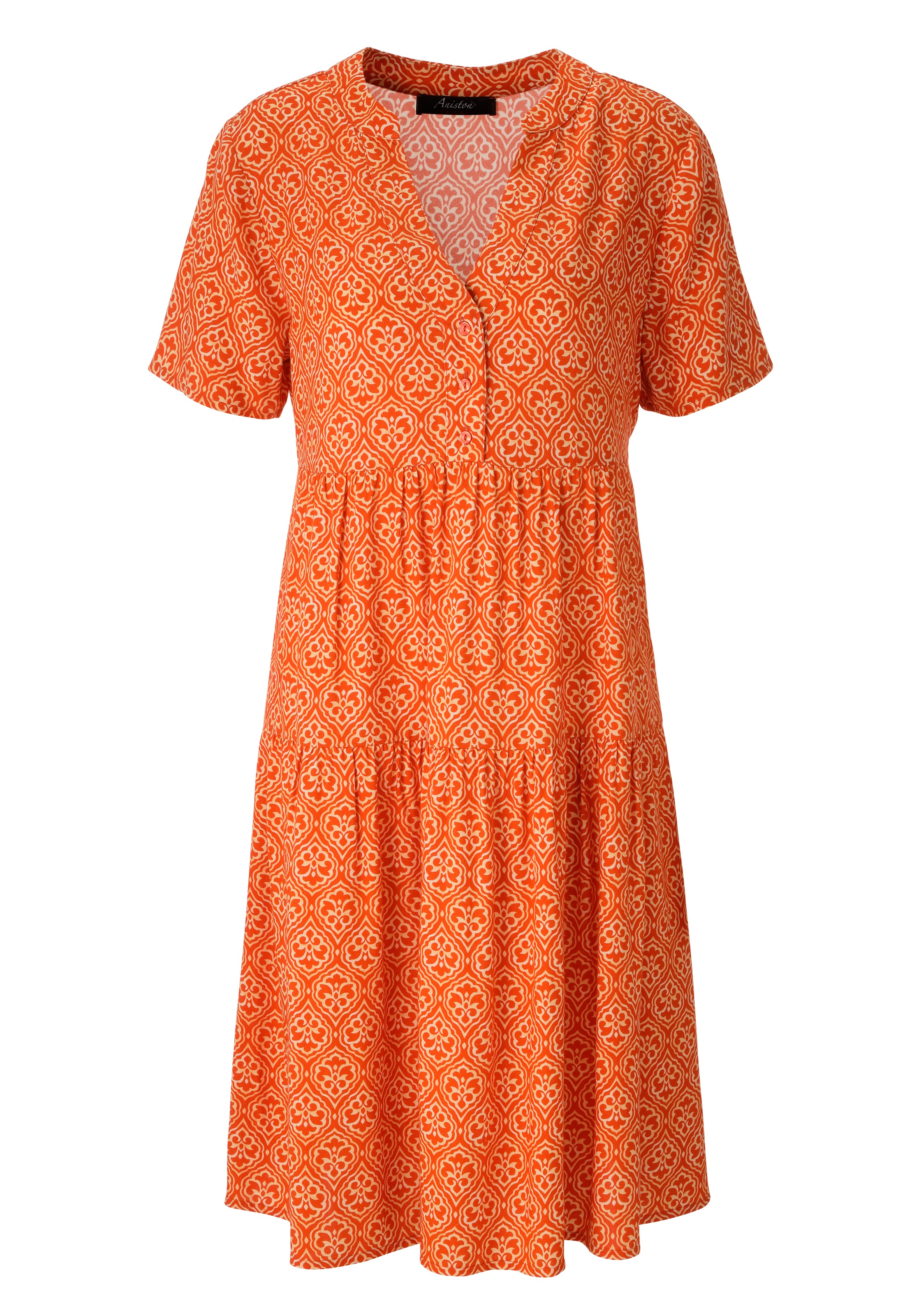 Aniston Casual Dress Orange Size 48 2