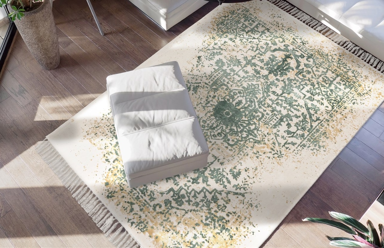 Padiro Teppich "Dolce Vita 425" rechteckig 10 mm Höhe Trendige Verwaschung, Oriental-Design