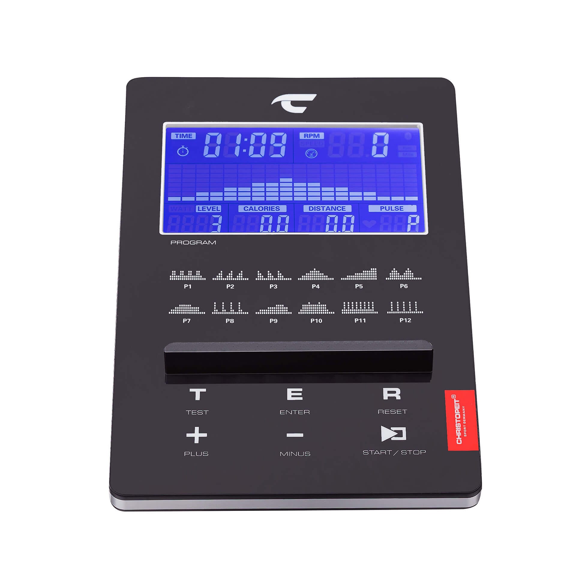 Christopeit Sport® Ergometer »ET 6« 150 kg max. Benutzergewicht, Fahrrad, 24 Widerstandsstufen