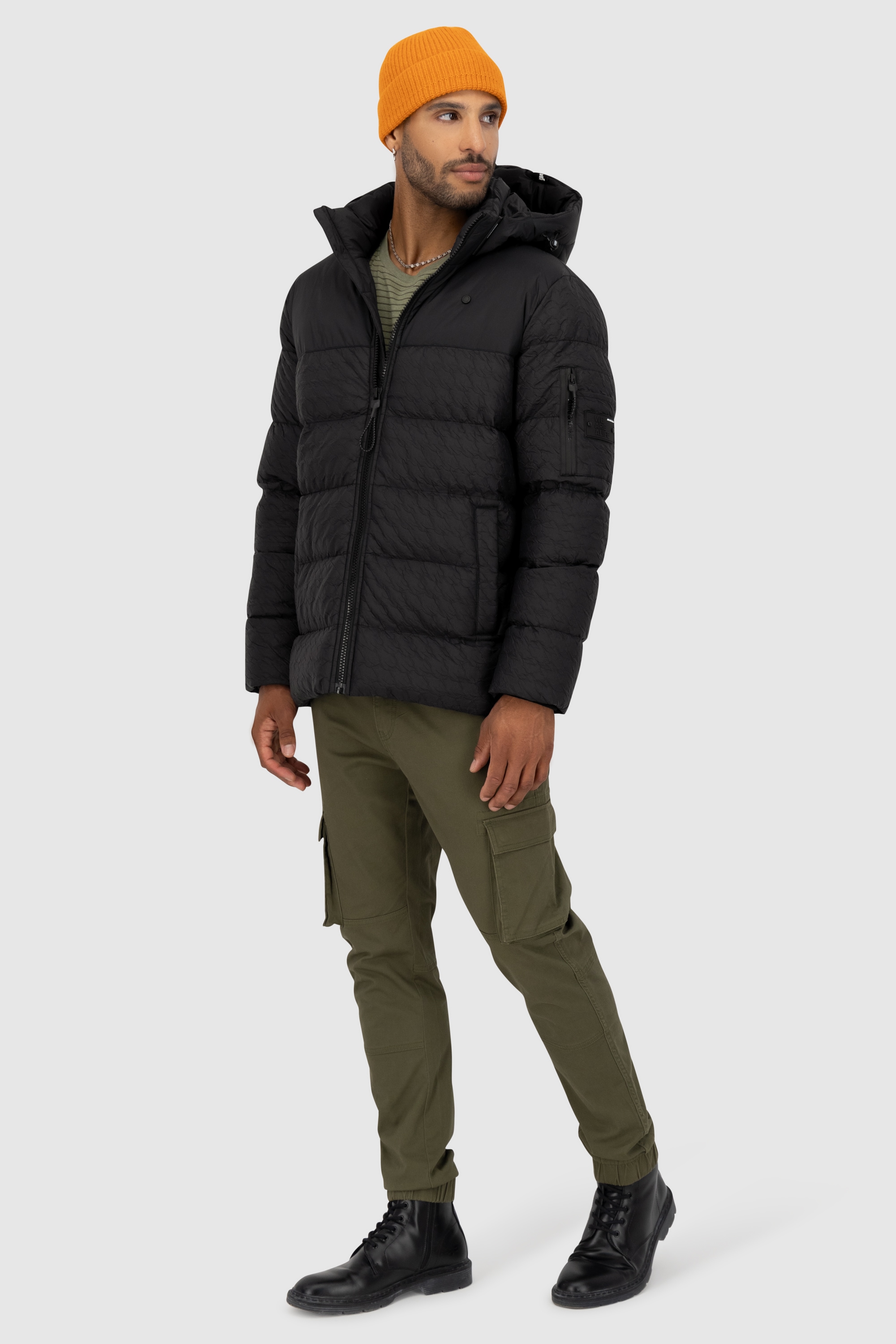 Alife & Kickin Winterjacke »Herren BeatAK A«, Warme gefütterte Herrenwinterjacke mit abnehmbarer Kapuze