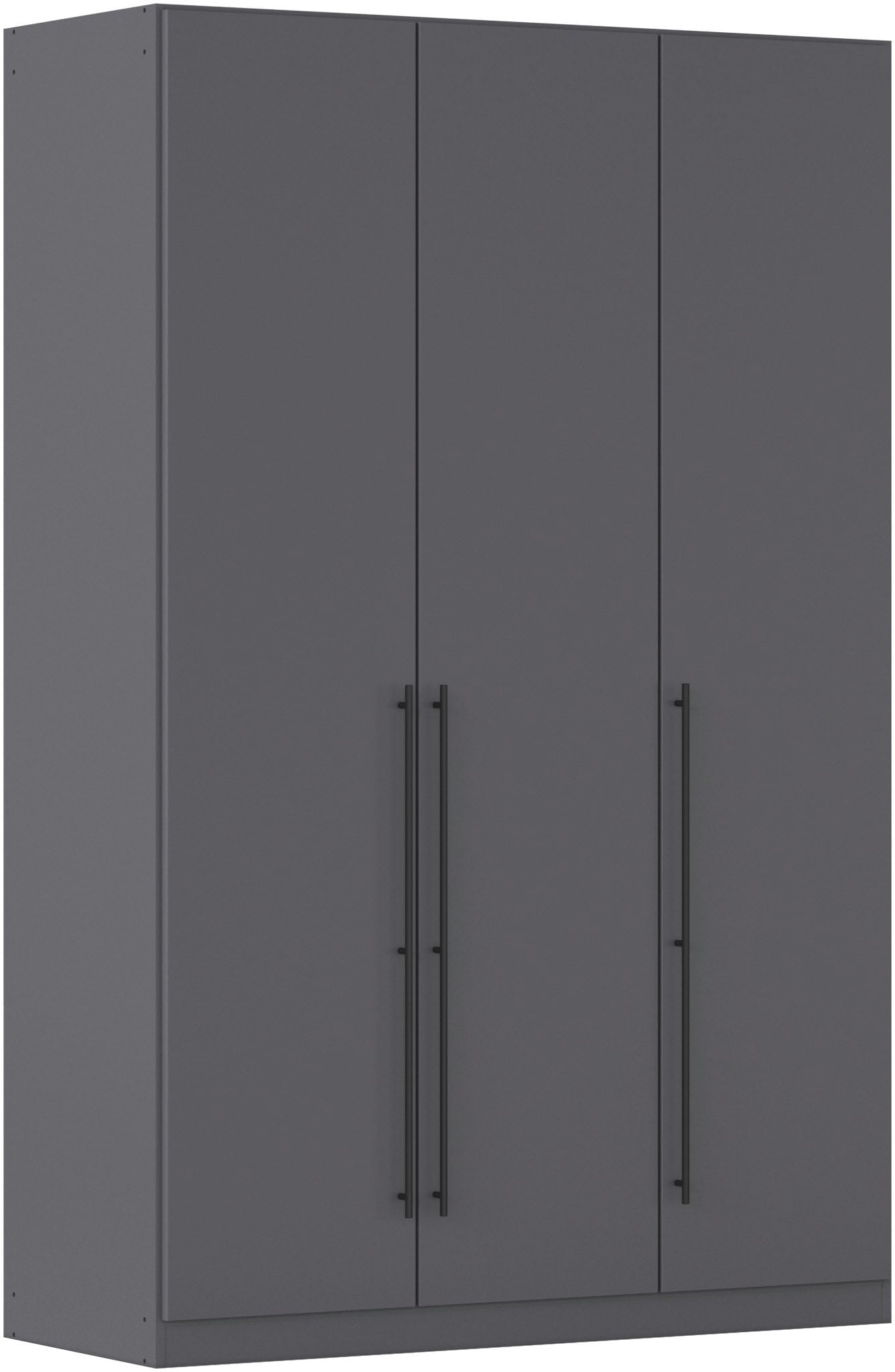 OTTO home Kleiderschrank "Mehrzweckschrank Aktenschrank Möbel Mietswohnung Schlafzimmer AVOLA" 3 verschiedene Ausstattungen BASIC/CLASSIC/PREMIUM (inkl. SOFT-CLOSE), mit hochwertigen Stangengriffen in Schwarz aus Metall MADE IN GERMANY