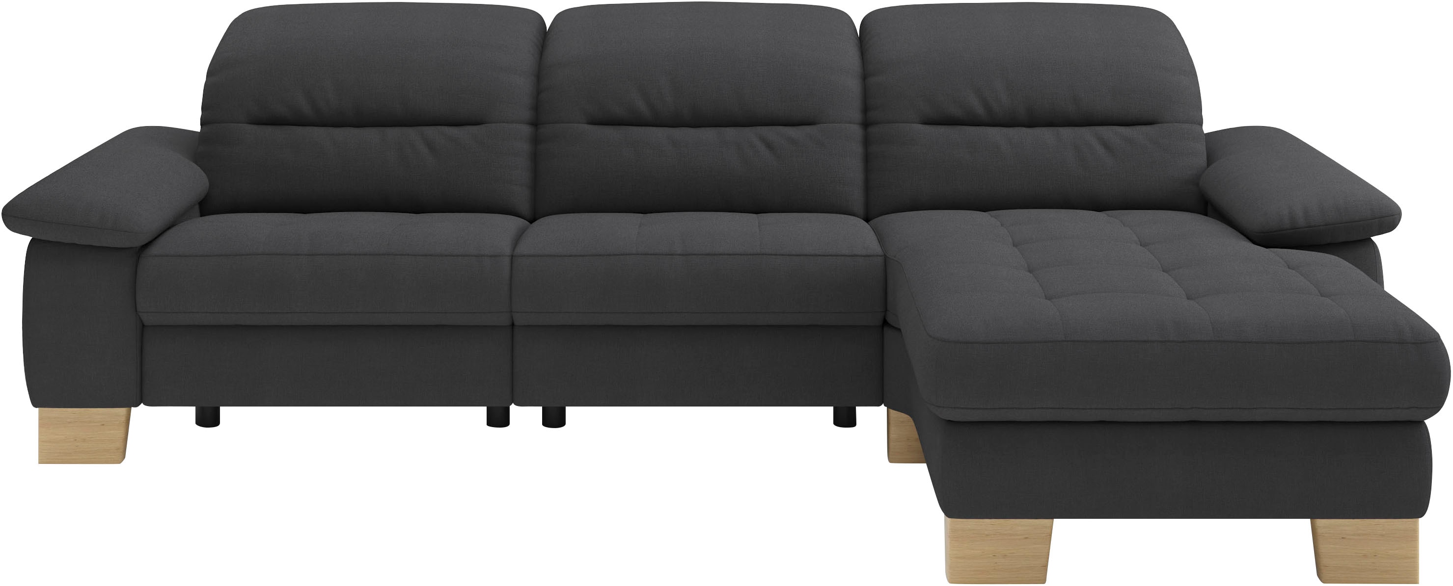 Home affaire Ecksofa "Basel, mit vollmotorischem Relaxkomfort, Breite 283cm"