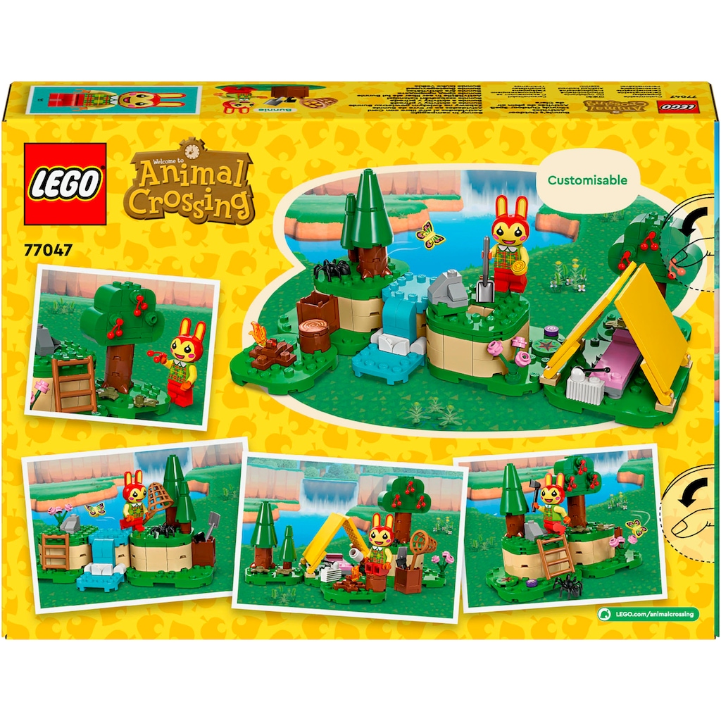 LEGO® Konstruktionsspielsteine »Mimmis Outdoor-Spaß (77047), LEGO® Animal Crossing«, (164 St.), Made in Europe