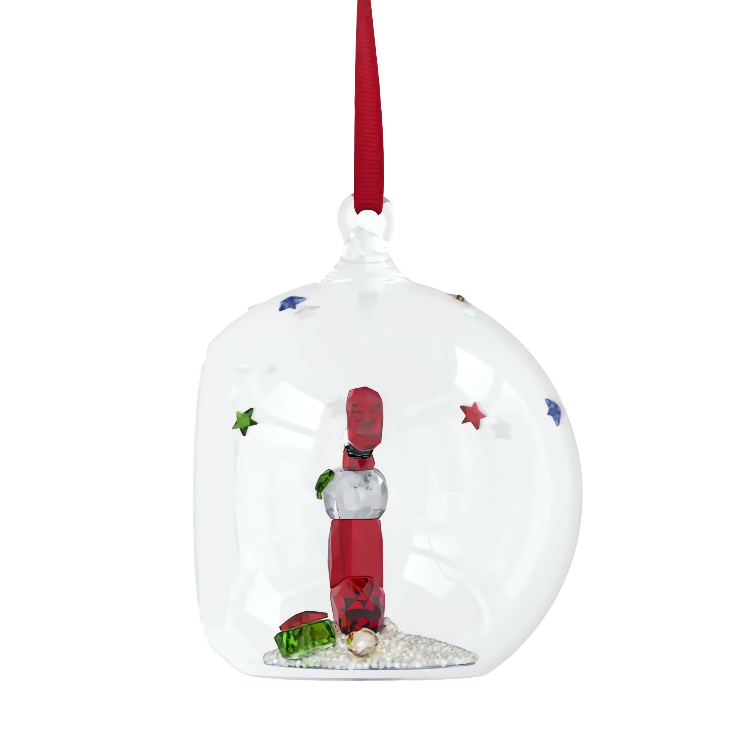 Swarovski Dekohänger »Holiday Cheers Nikolausstiefel und Bonbon Weihnachtskugel« Swarovski® Kristall