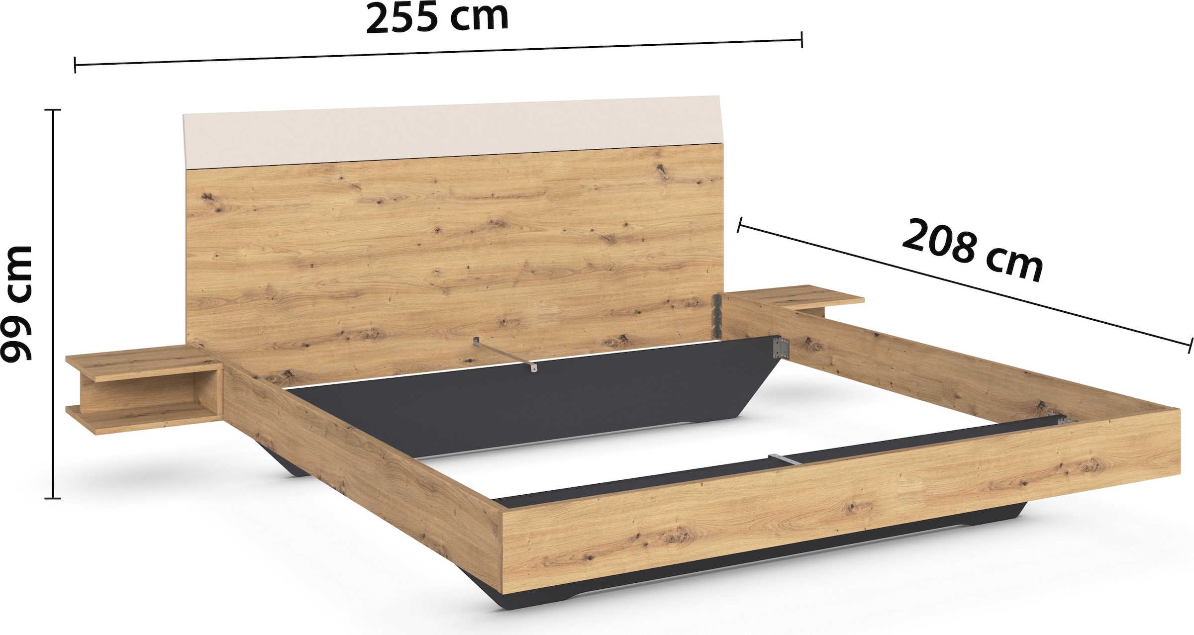 rauch Schlafzimmer-Set »Monza«, mit Schwebetürenschrank Breite 218 cm, Bettanlage in 2 Breiten