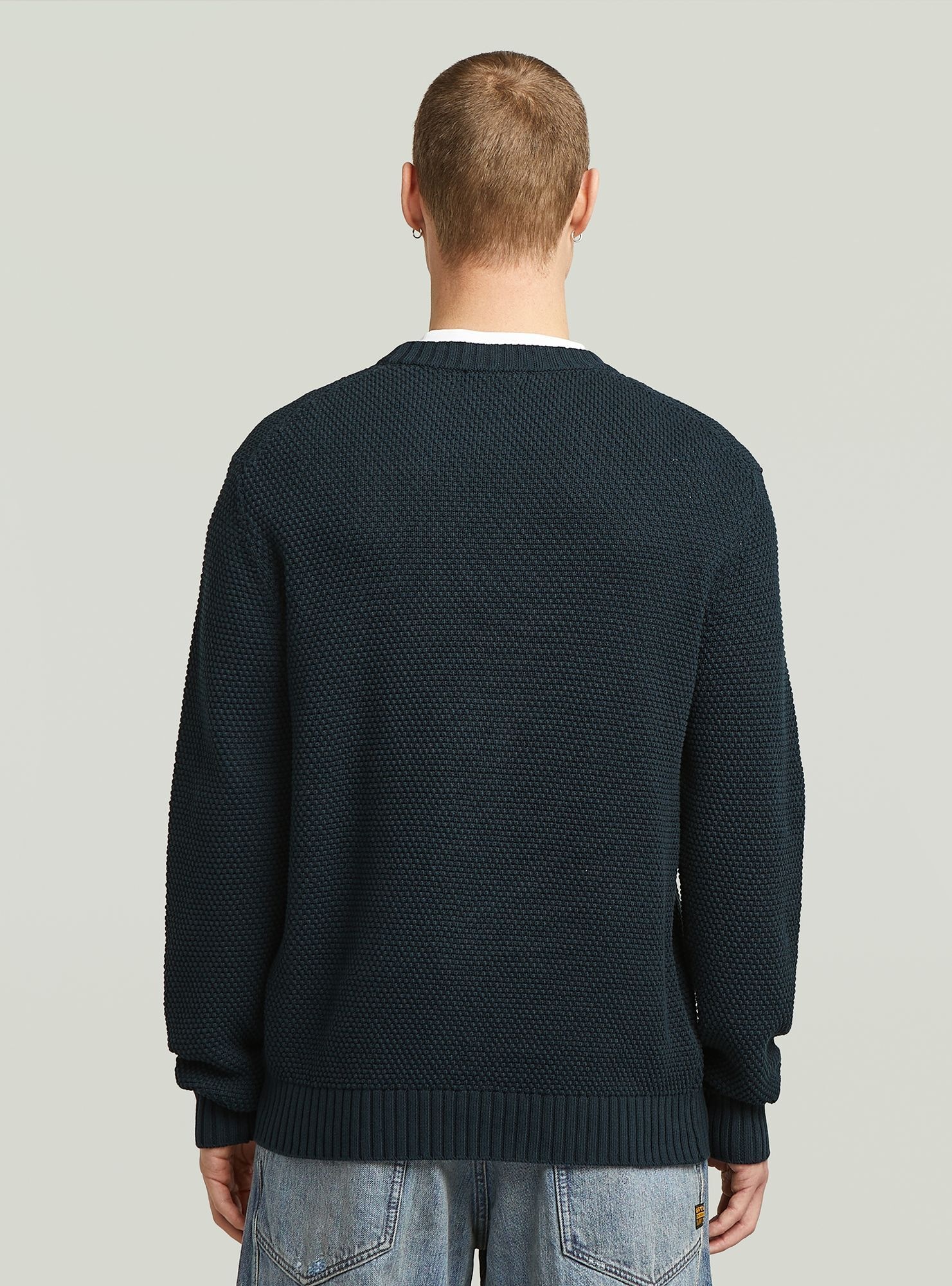 G-STAR Longpullover "Strick mit Wabenstruktur" günstig online kaufen