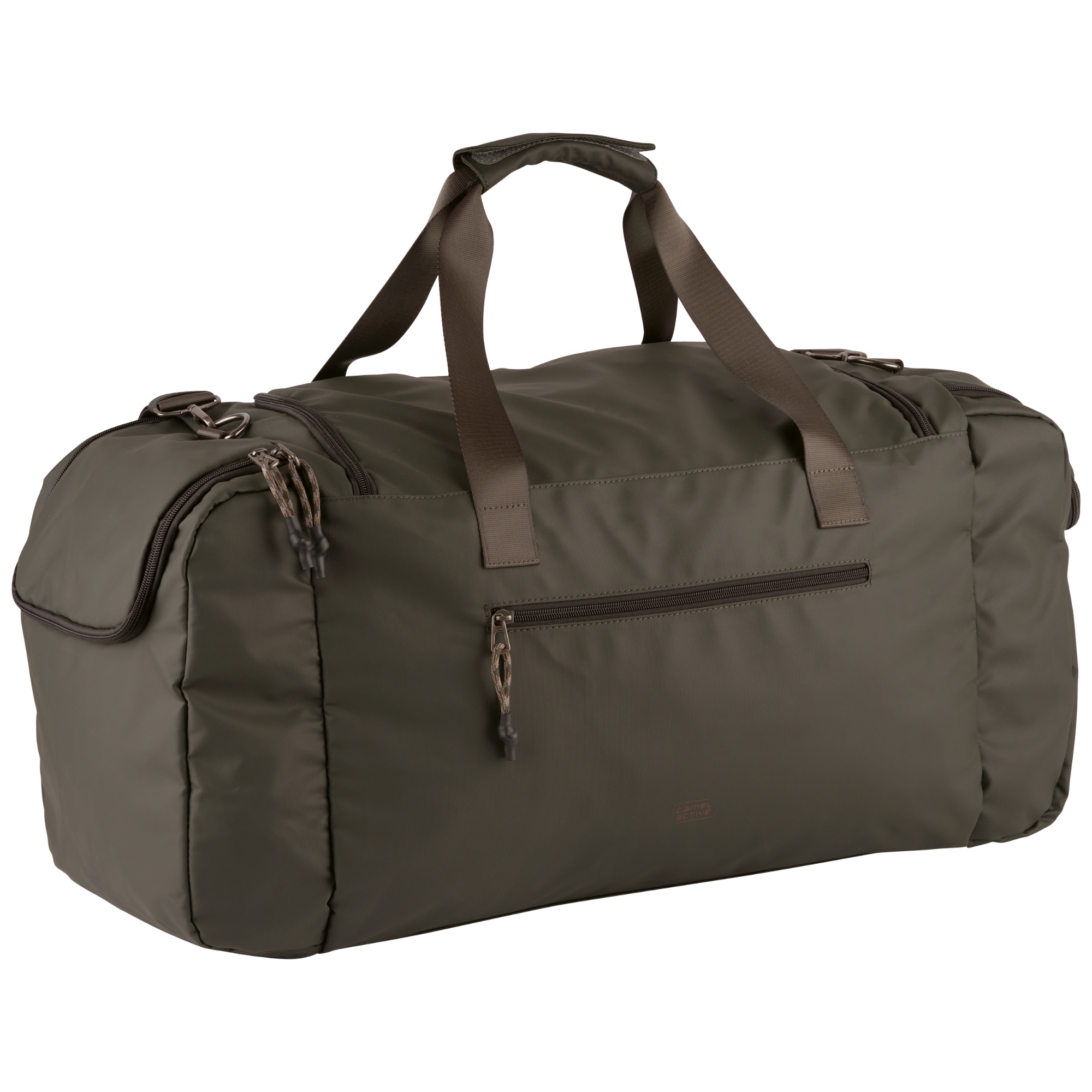 camel active Reisetasche »Explore«, wasserabweisendes recyceltes Nylon und reflektierende Reißverschlüsse