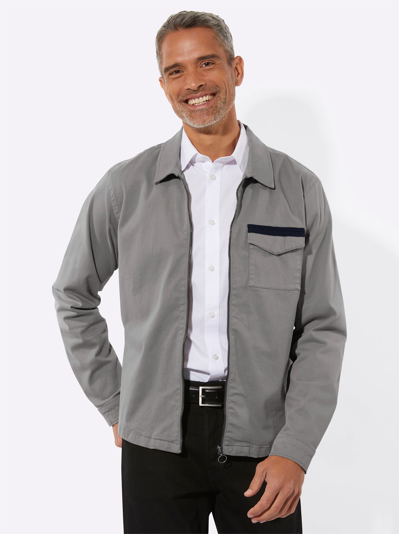 Classic Langjacke ohne Kapuze